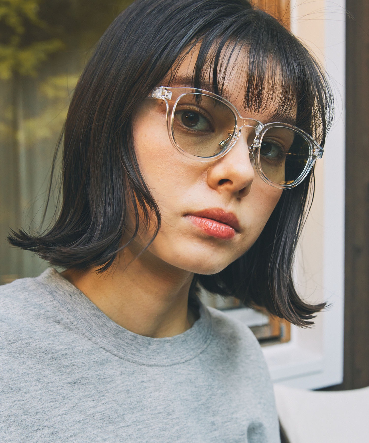 Unblend】クリアフレーム サングラス / UVカット Unblend│MONO-MART