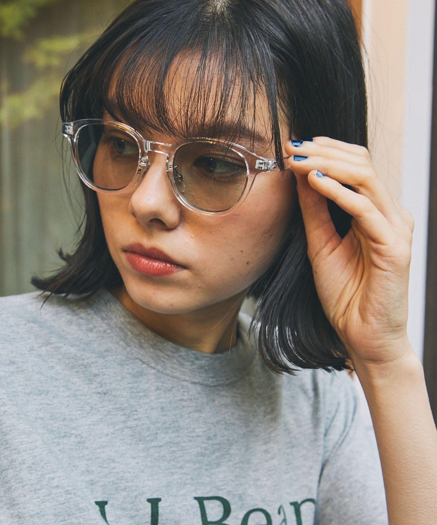 PrimaOpt 透明でメガネのようなクリアサングラス 9912オーバル 紫外線