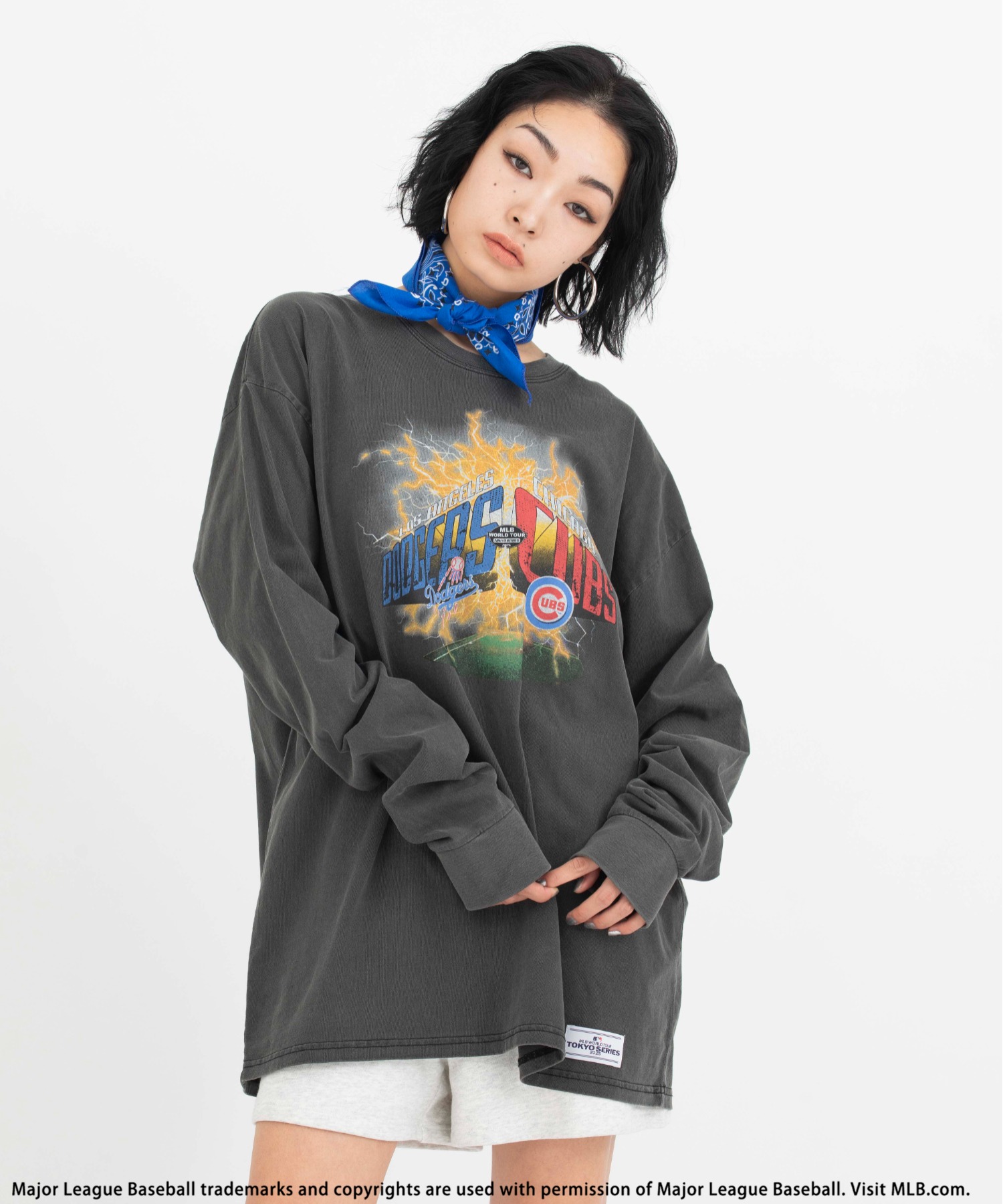 MLB TOKYO SERIES 2025 ポーチ、Ｔシャツ 半袖 コットン Tシャツ MLB TOKYO SERIES 2025 ロサンゼルス