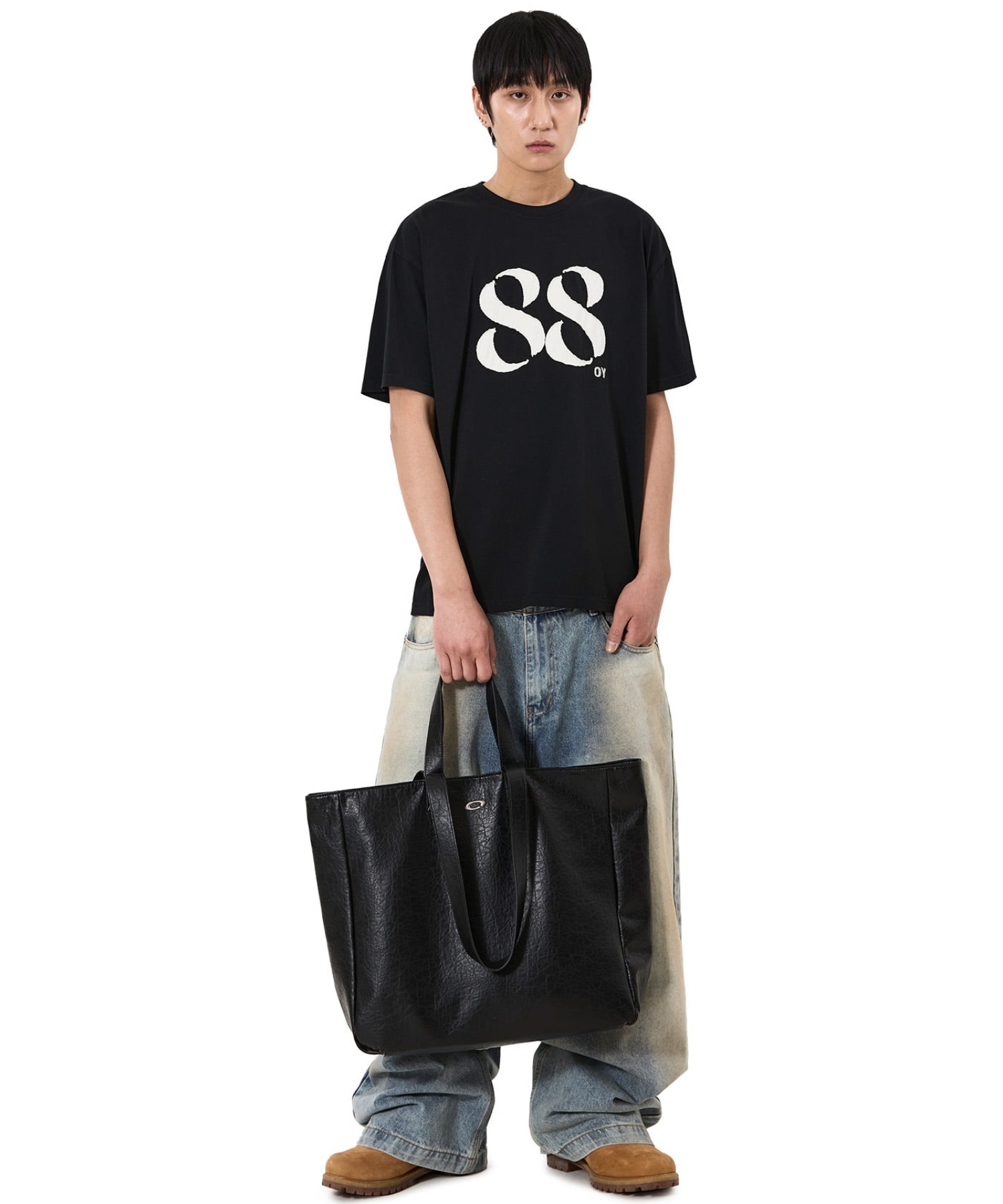 OY/オーワイ』CROSSLINE STUD TOTE BAG/クロスラインスタッズトート