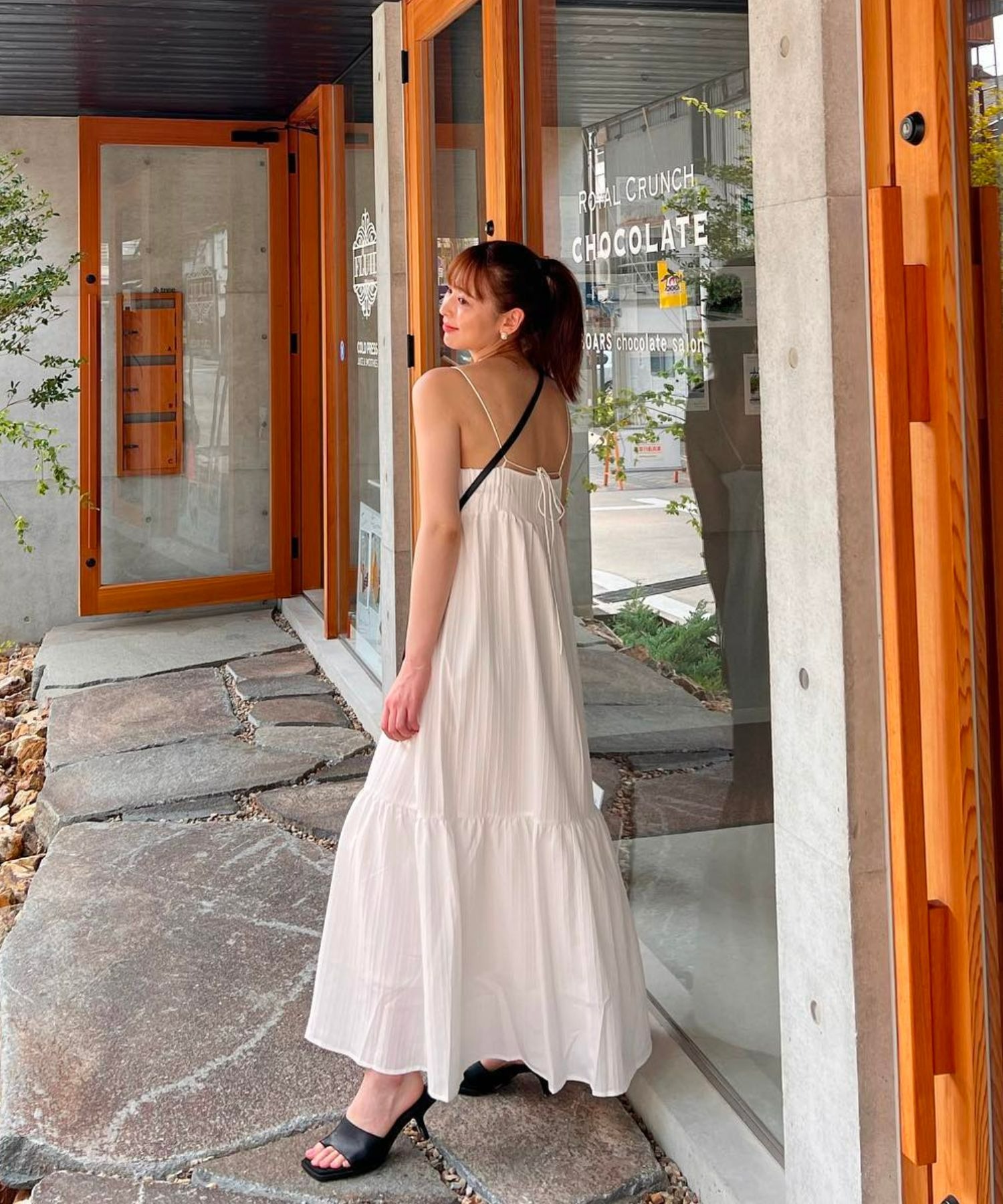 model：H158 着用サイズ：FREE