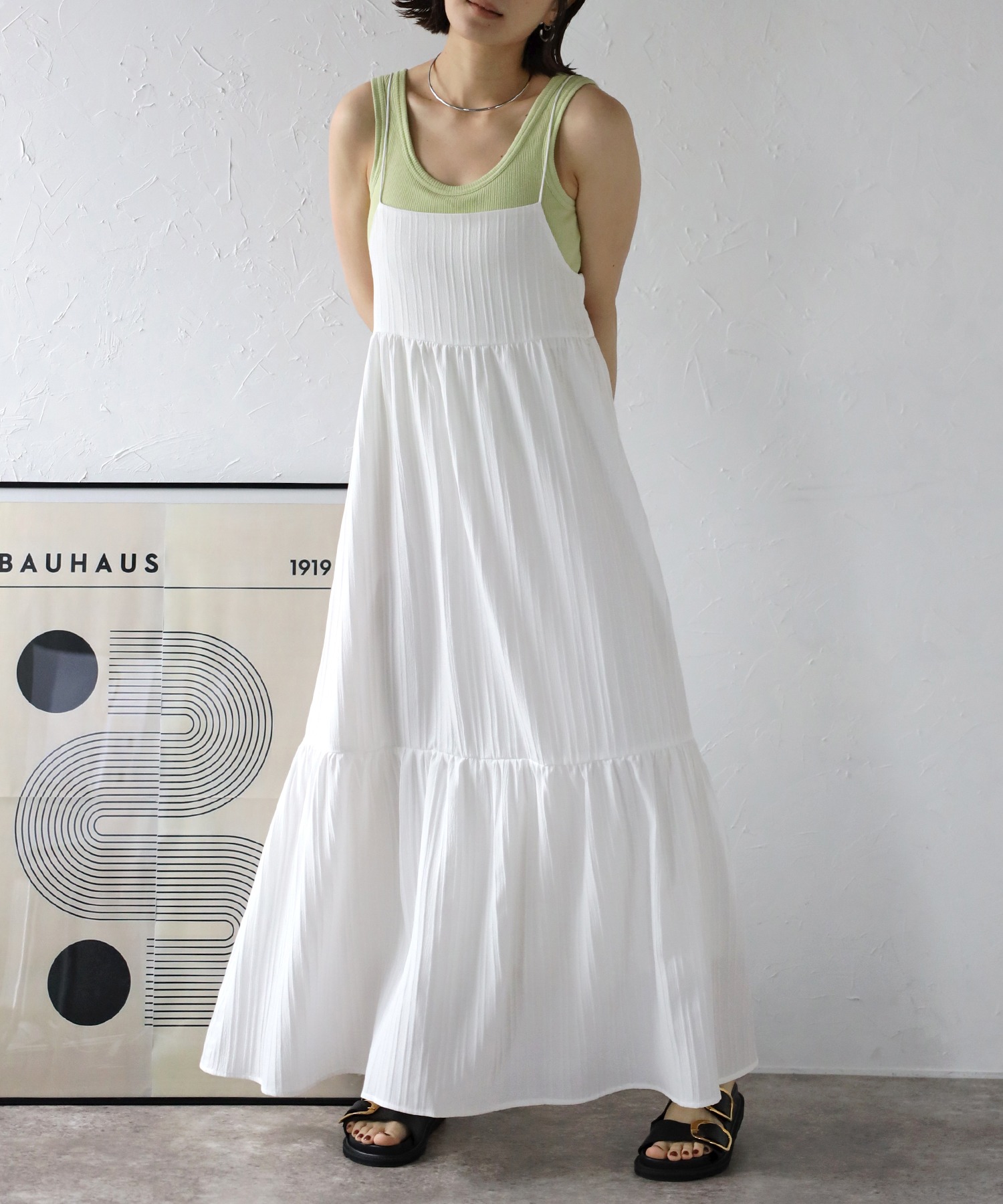 model：H163 着用サイズ：FREE