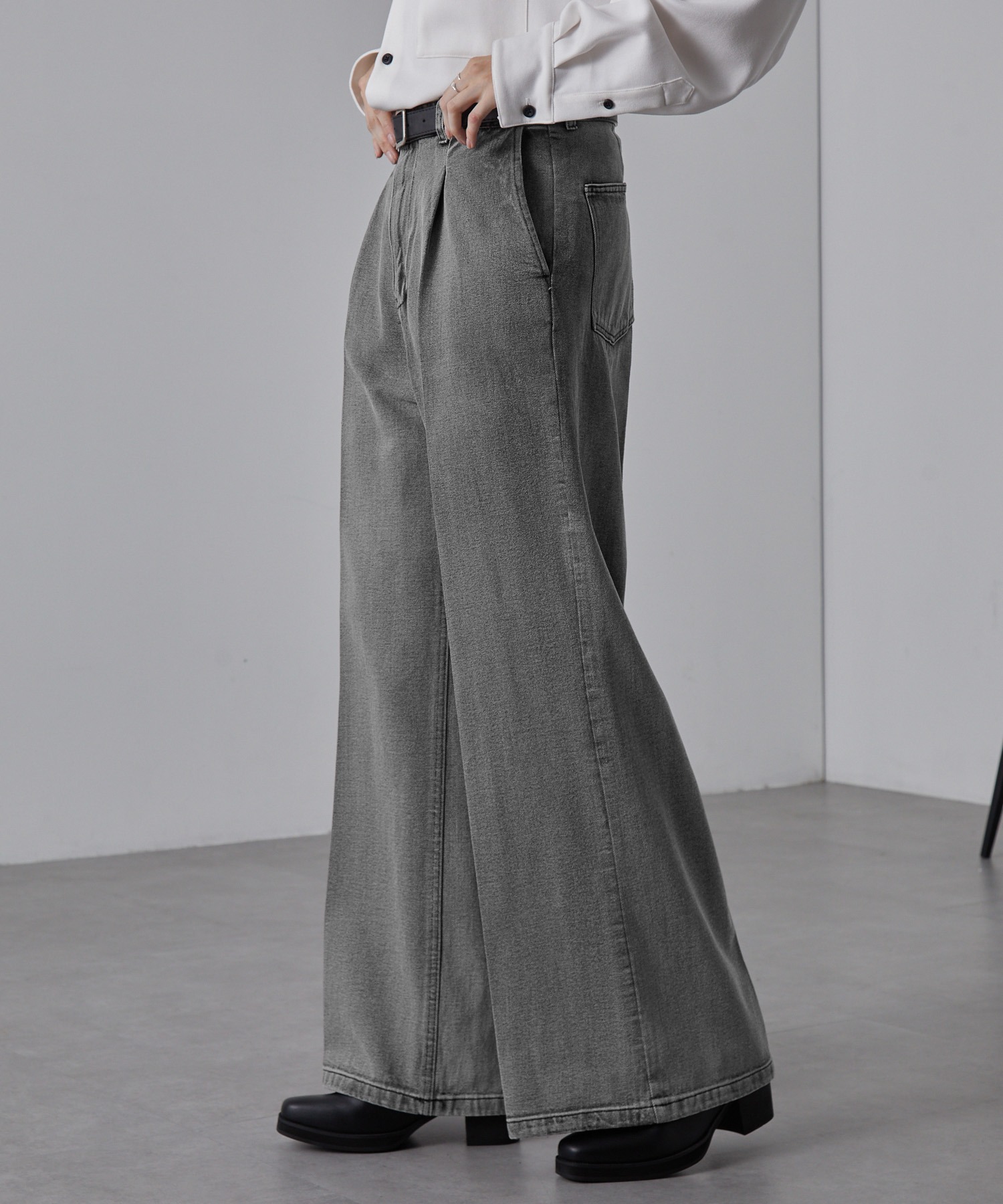 ヴィンテージメイクタックフレアデニムパンツ MONO-MART│MONO-MART