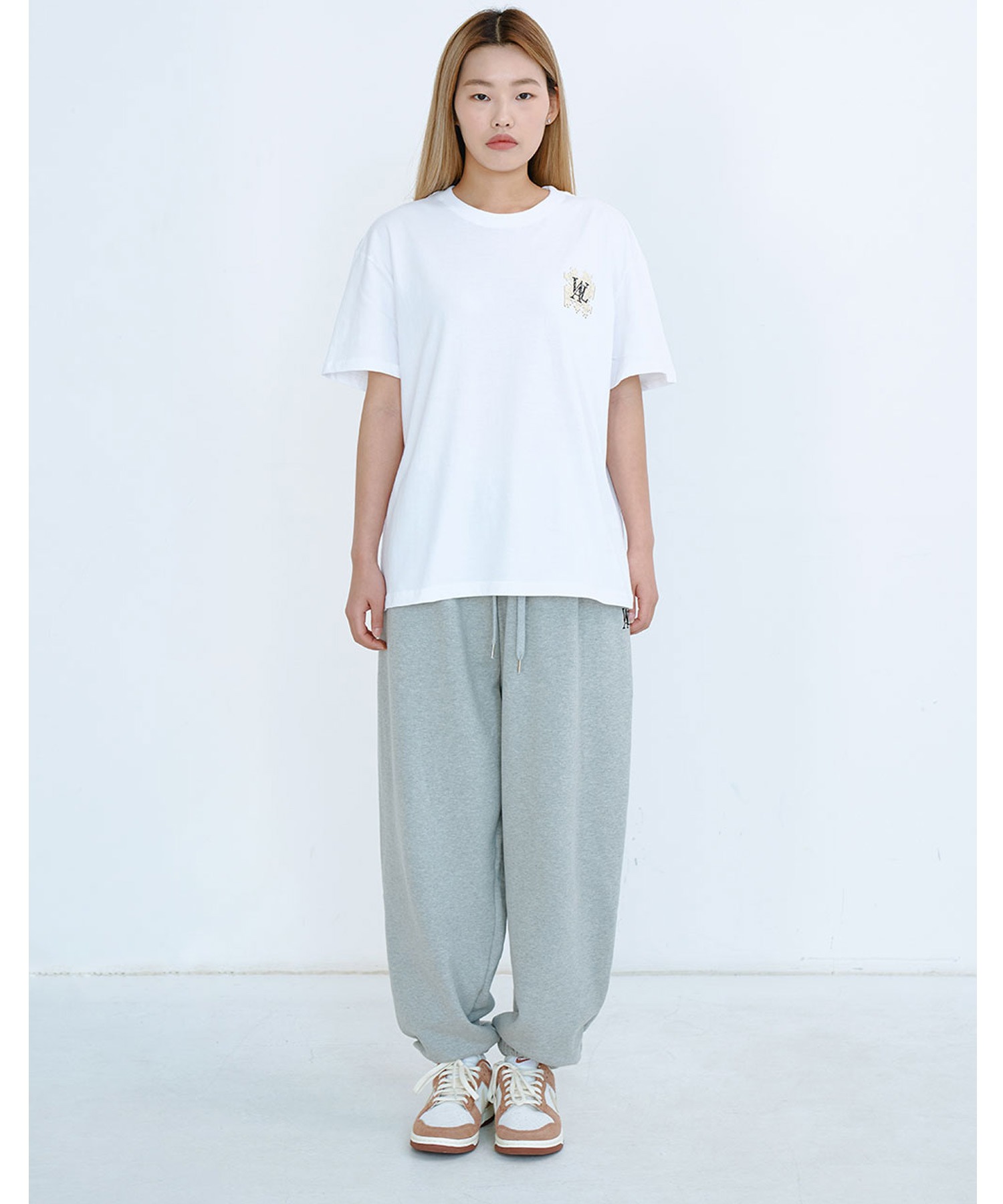 [RADINEO]★ 韓国人気★HAPPY TOGETHER T-SHIRTS MUSINSA | RADINEO Happy Together Short-sleeved T-shirt Navy