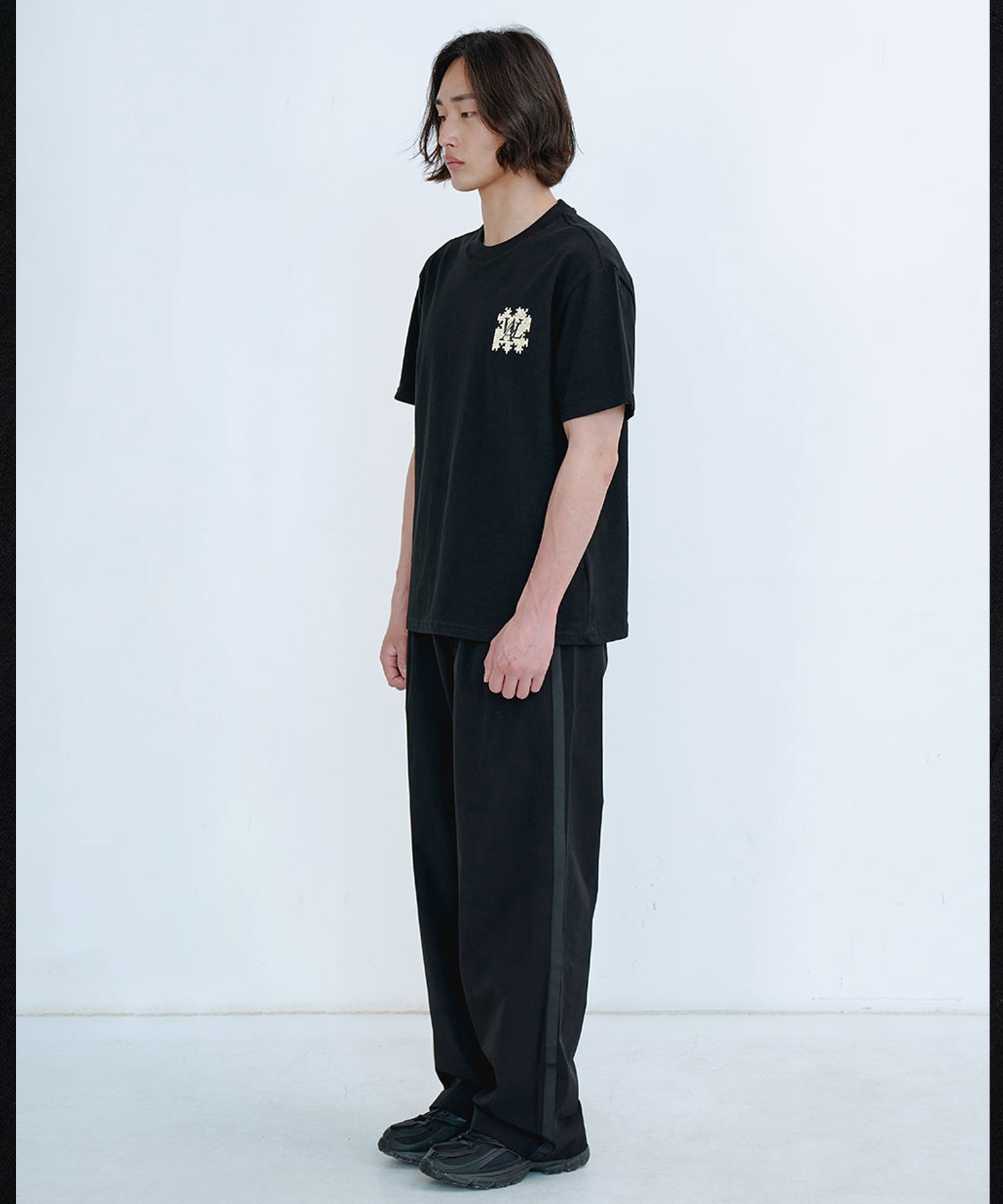 WOOALONG/ウアロン』Puzzle logo T-shirt/パズルロゴ ワン