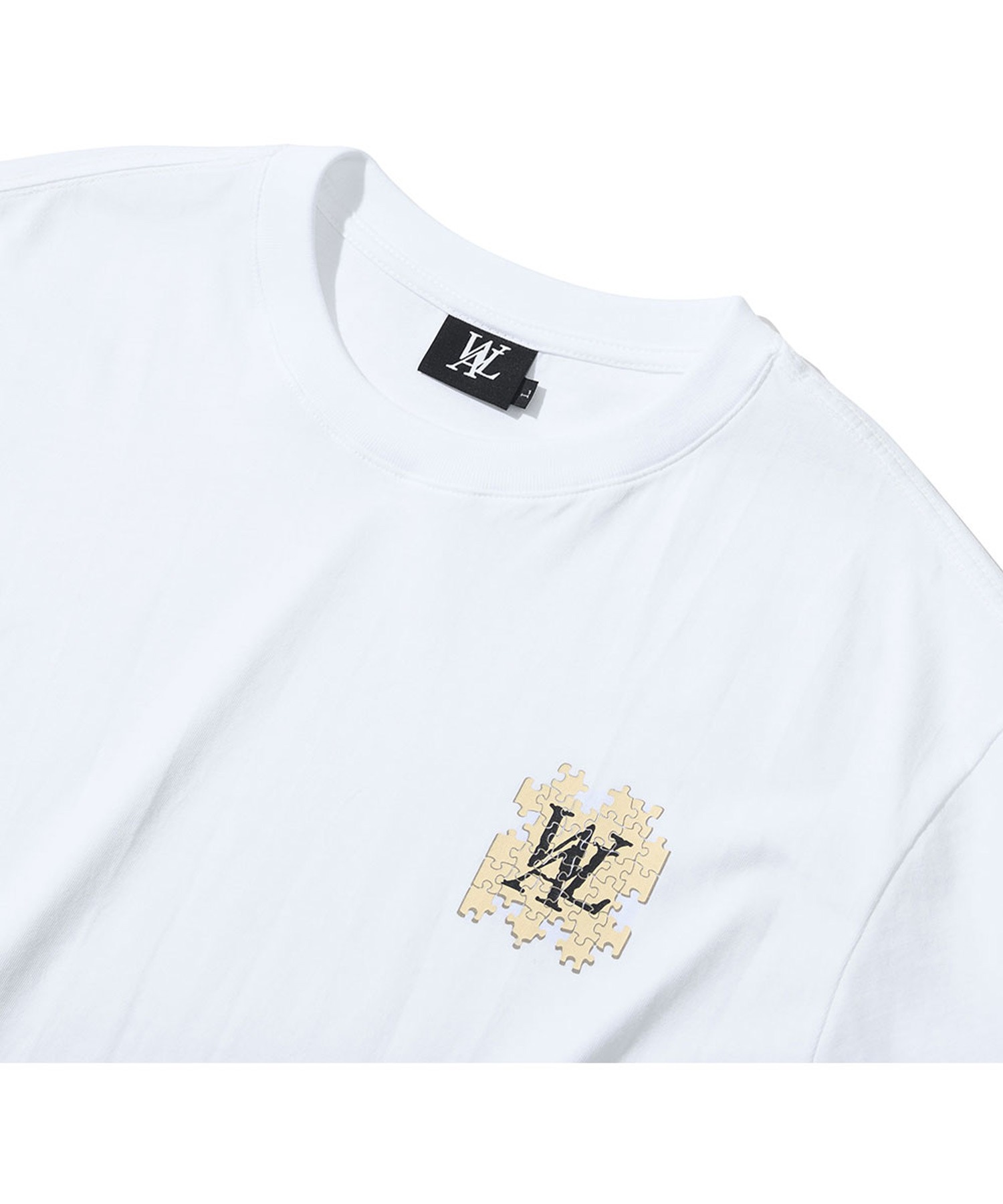 WOOALONG/ウアロン』Puzzle logo T-shirt/パズルロゴ ワン