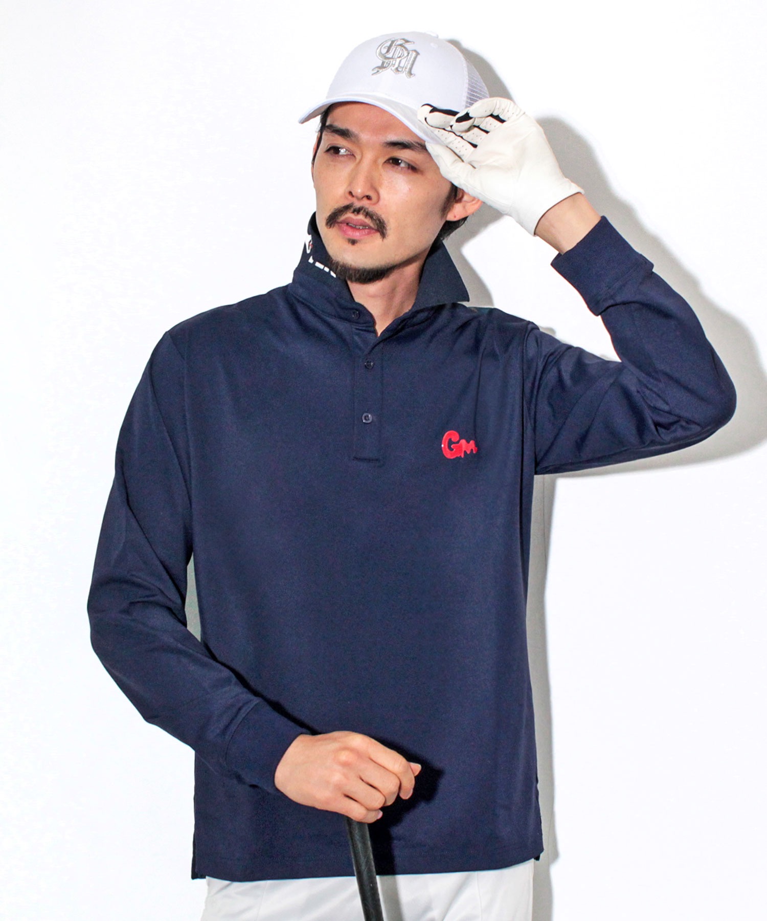 GREED MONSTER:グリードモンスター】[MENS]Back body panel print L/S