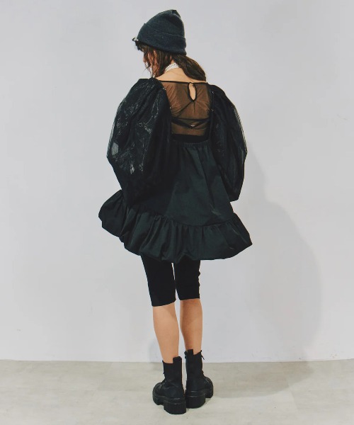 サイドカット裾バルーンキャミ オンライン LA BELLE ETUDE（ラベル