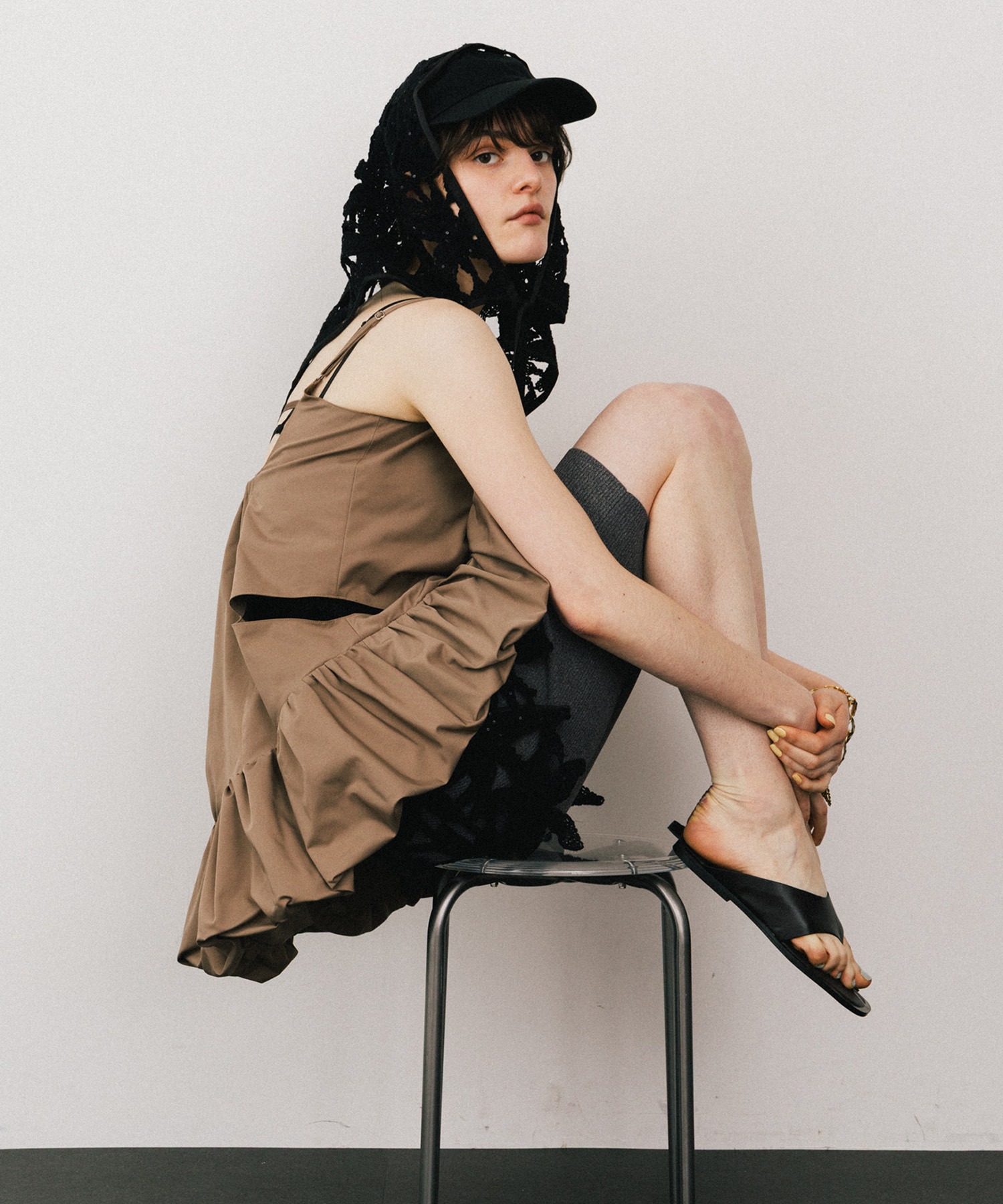 サイドカット裾バルーンキャミ オンライン LA BELLE ETUDE（ラベル