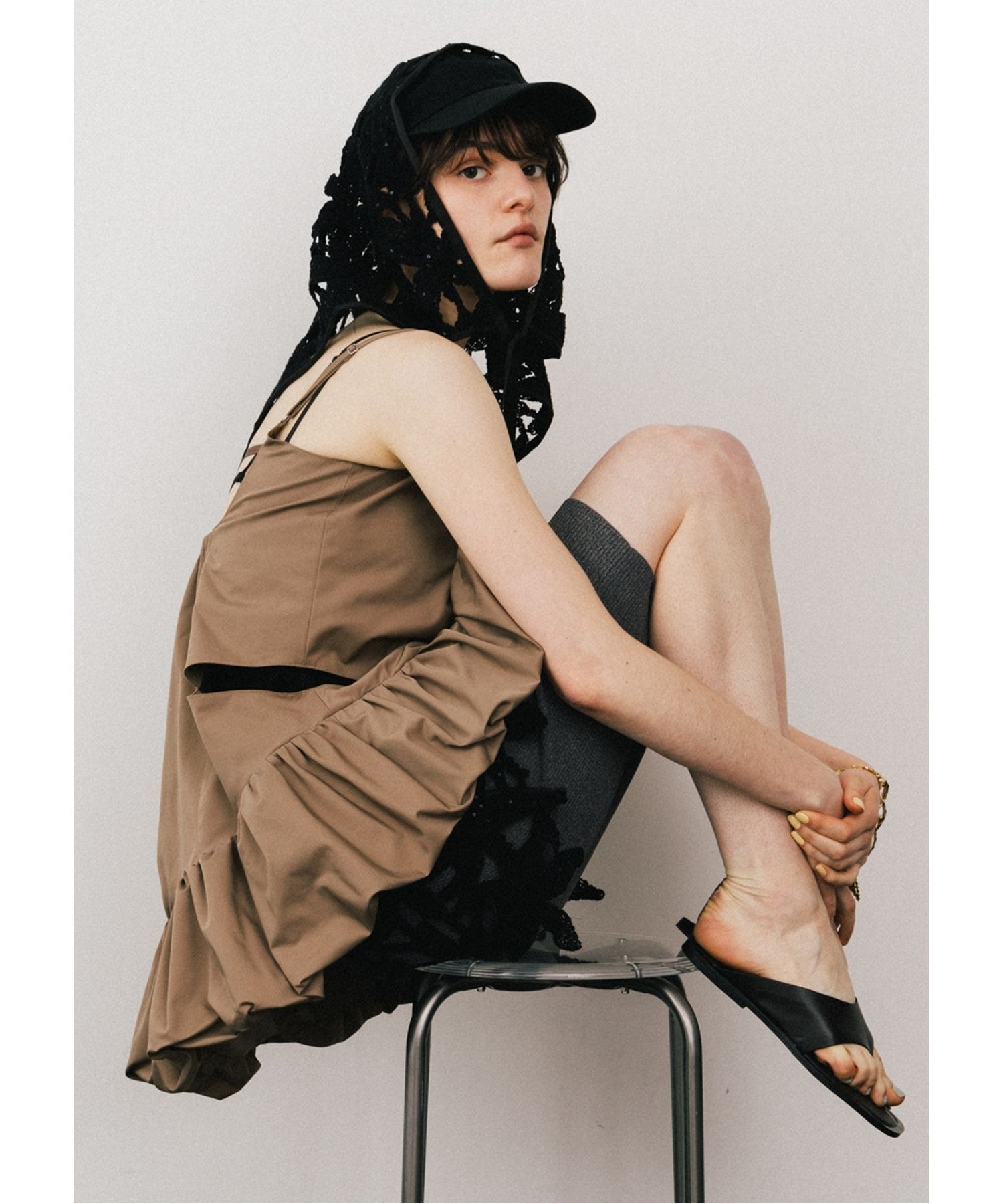 サイドカット裾バルーンキャミ オンライン LA BELLE ETUDE（ラベル