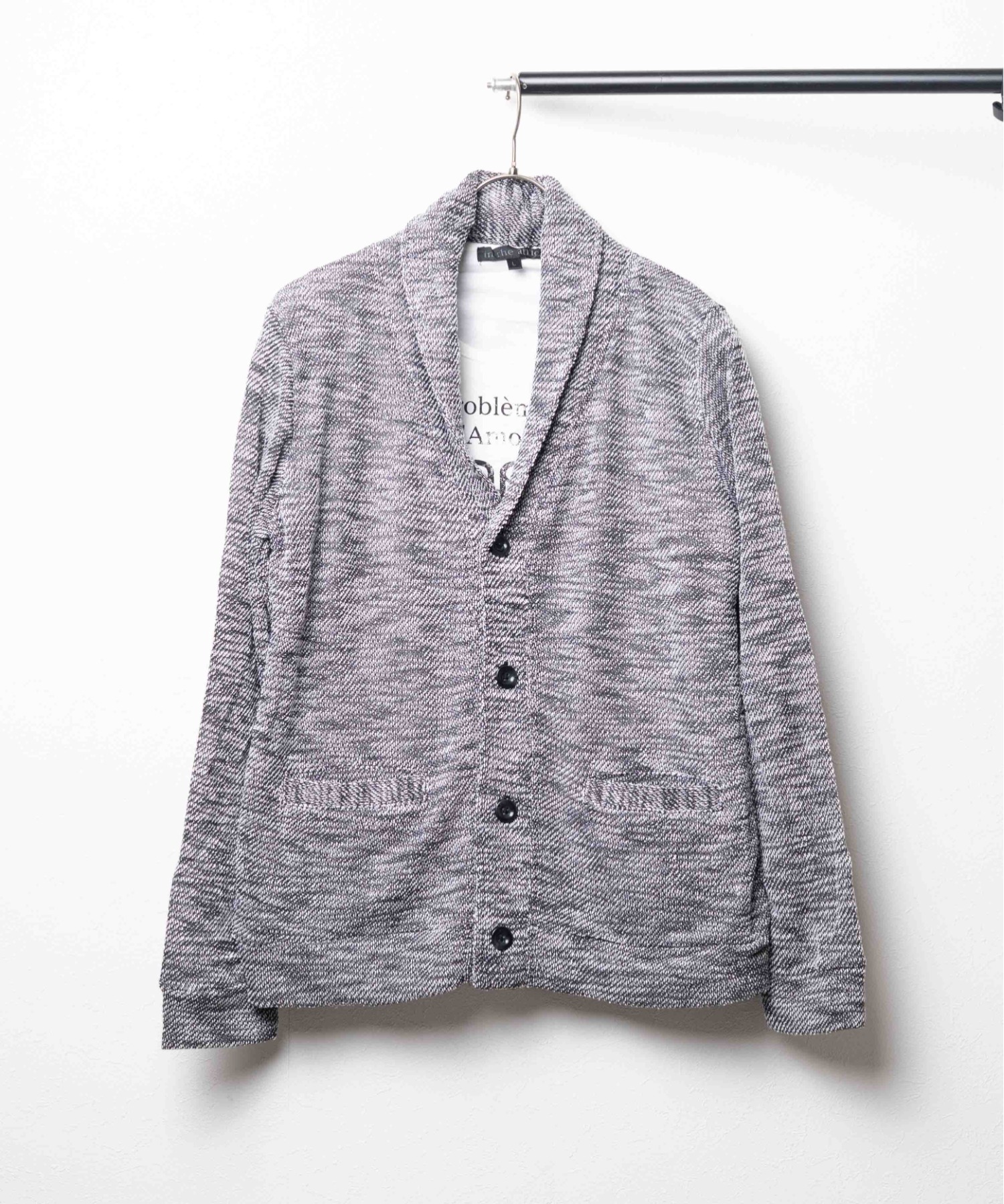 [in the attic] Print T / Cardigan set — комплект футболки с принтом и кардигана