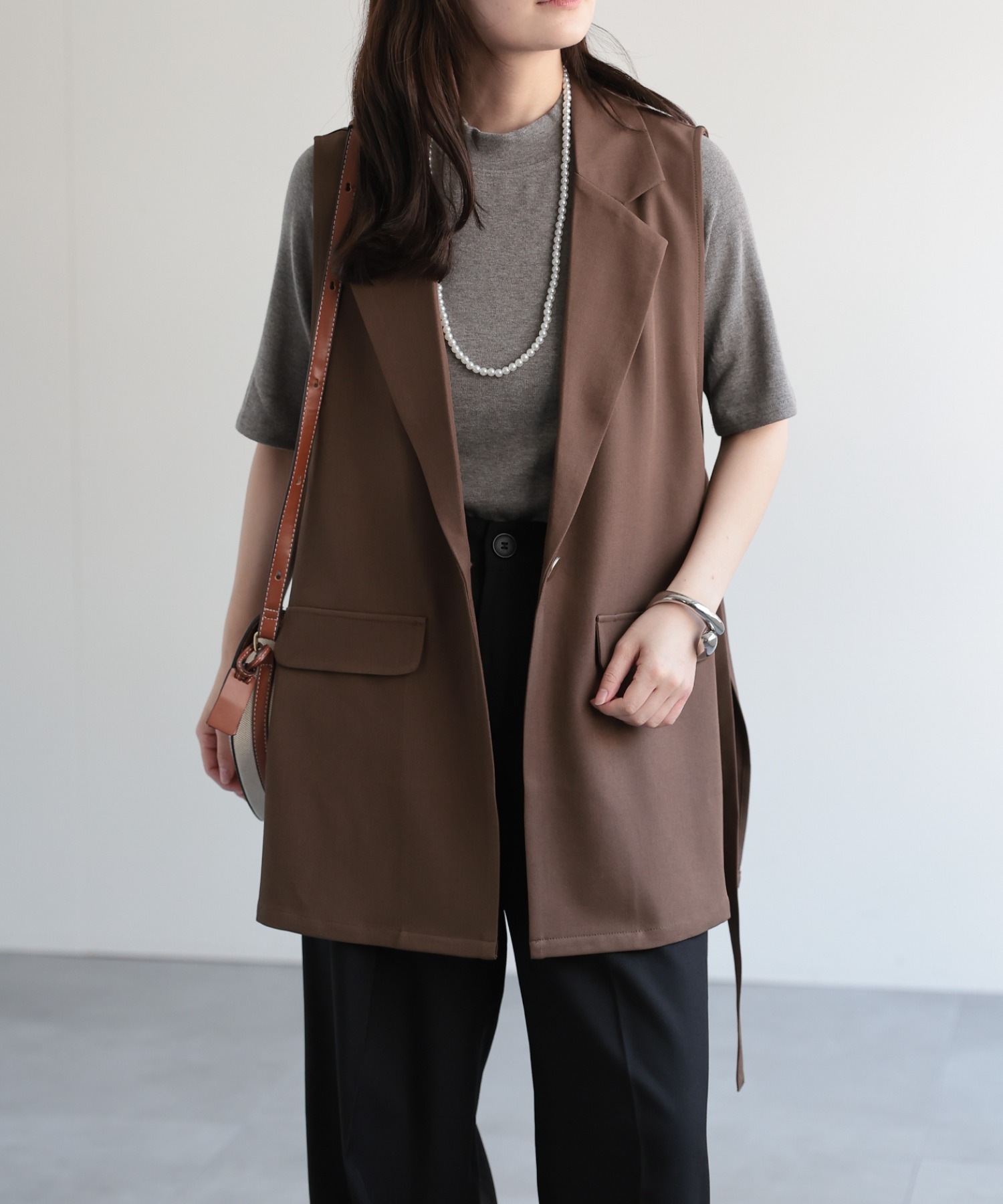 model：156cm 着用サイズ：FREE