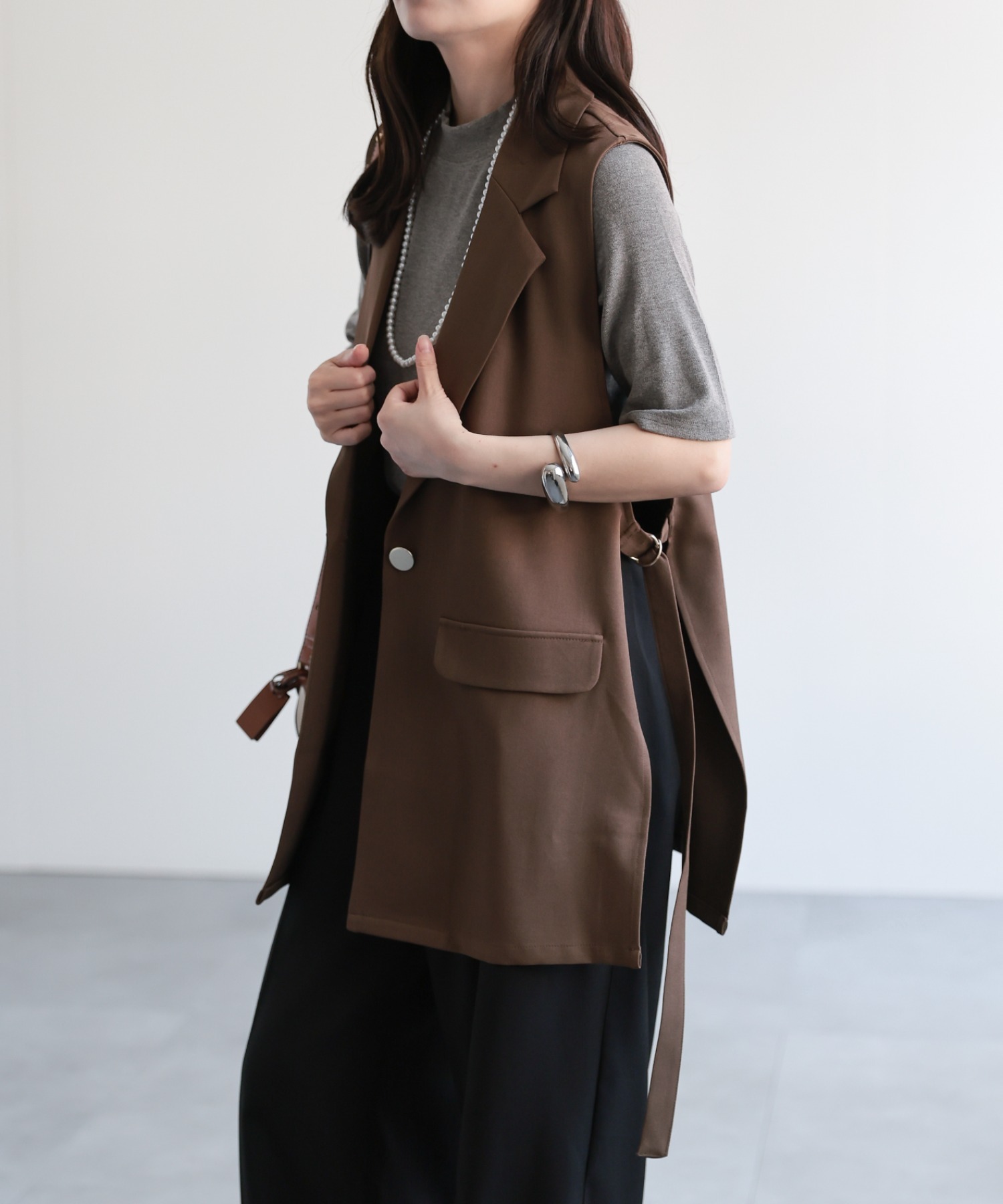 model：156cm 着用サイズ：FREE