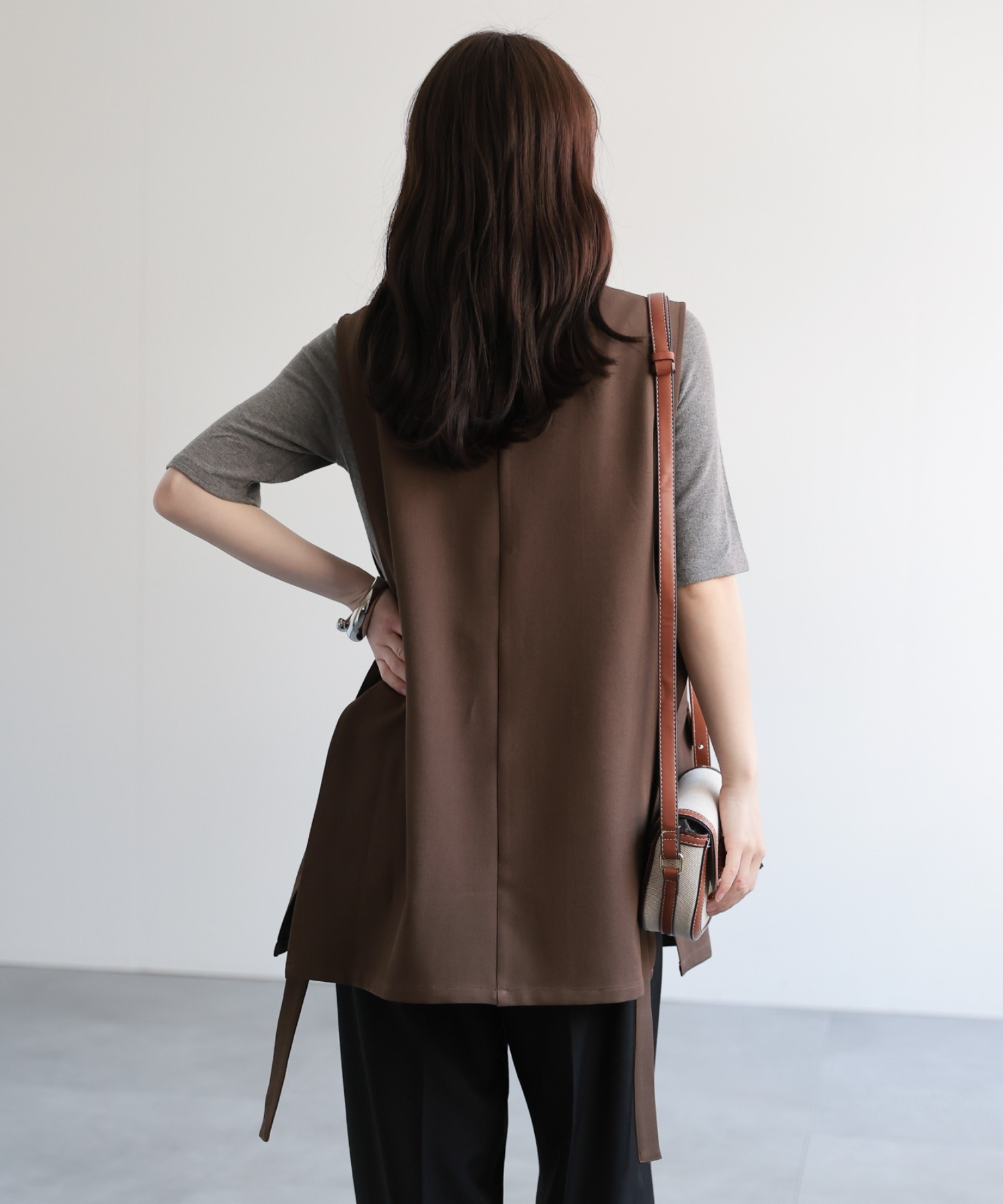 model：156cm 着用サイズ：FREE