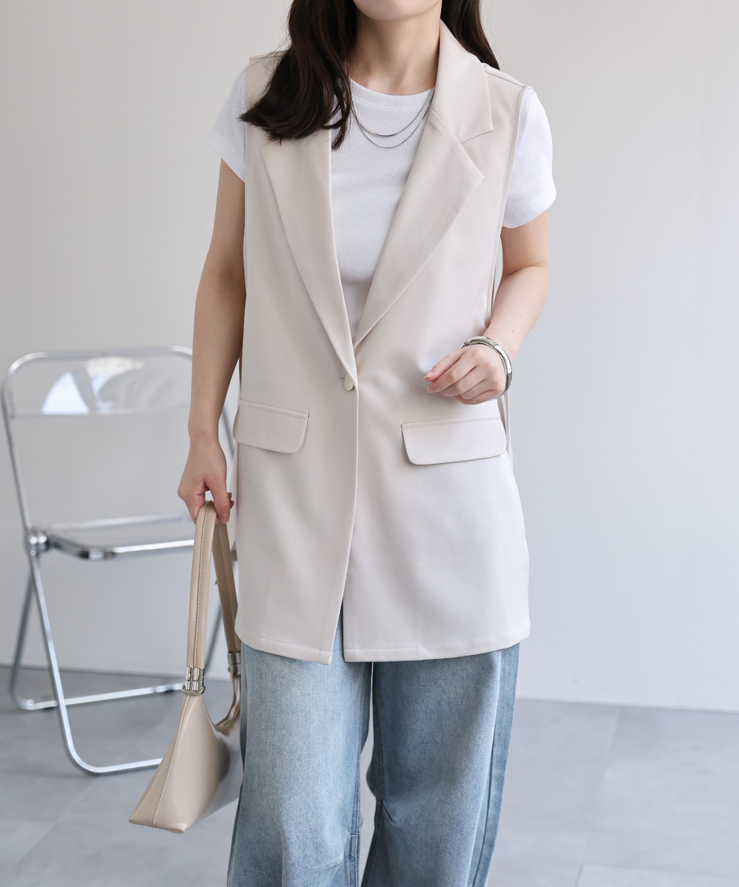 model：156cm 着用サイズ：FREE