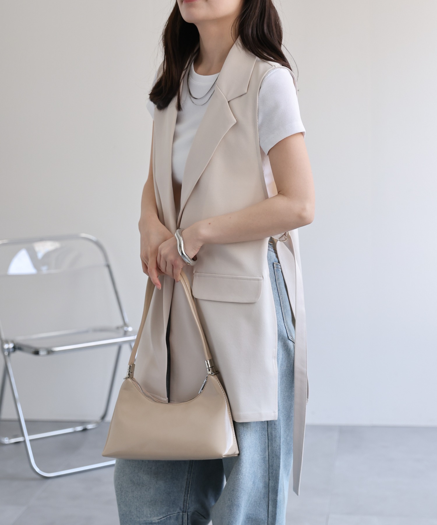 model：156cm 着用サイズ：FREE