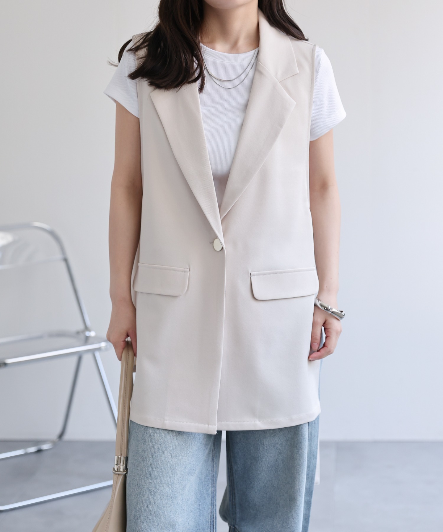 model：156cm 着用サイズ：FREE