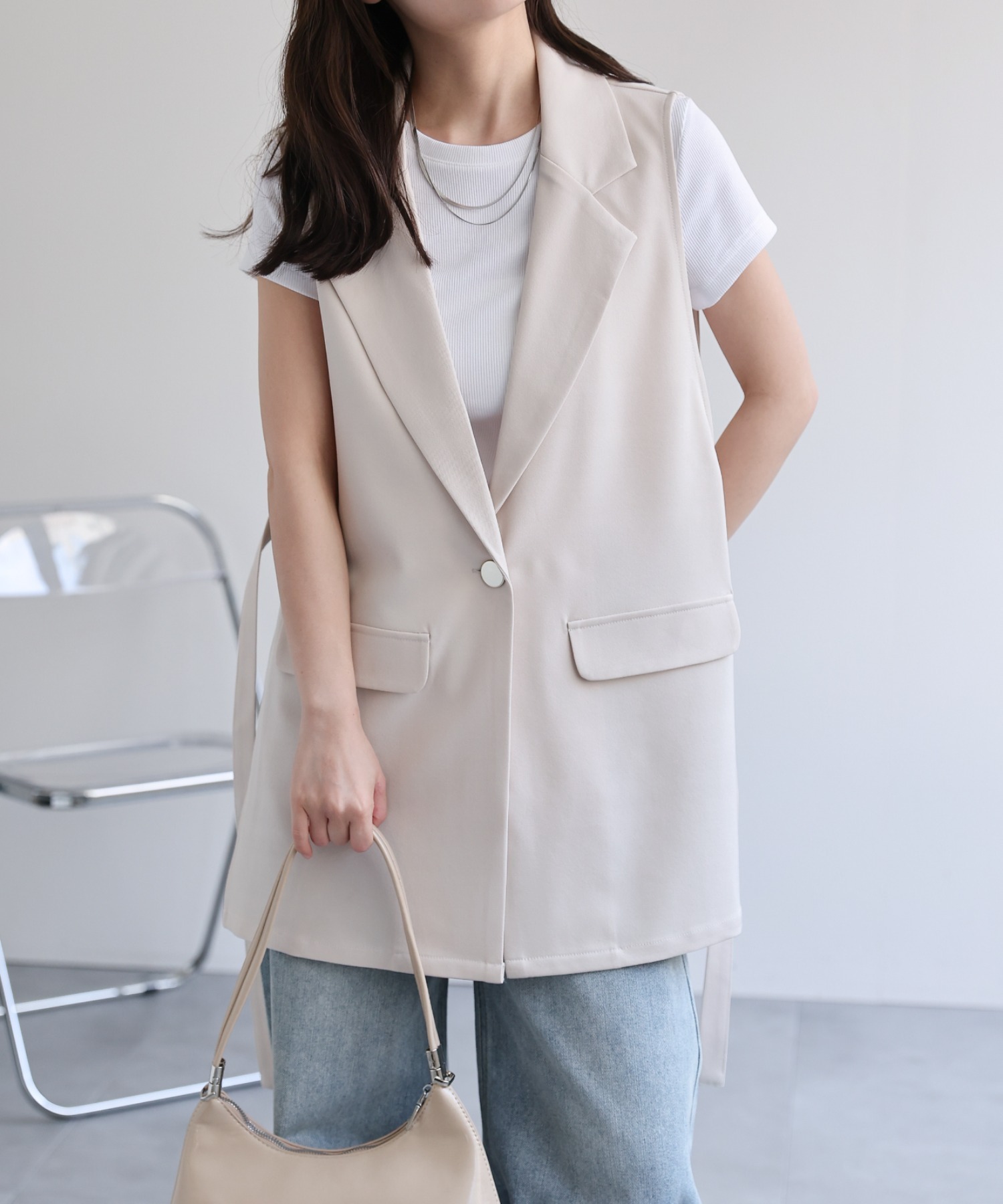 model：156cm 着用サイズ：FREE
