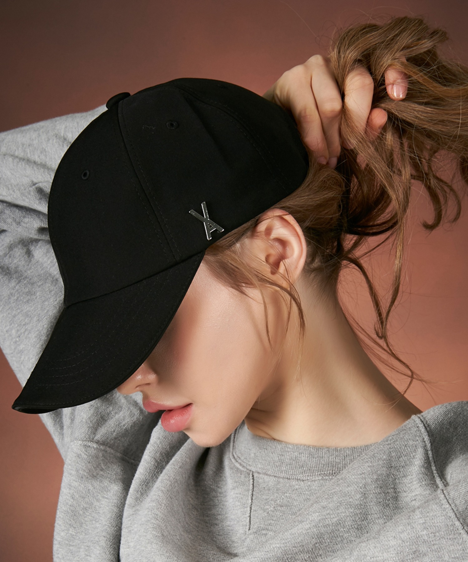 帽子 VARZAR/バザール stud over fit ball cap / スタッドオーバー