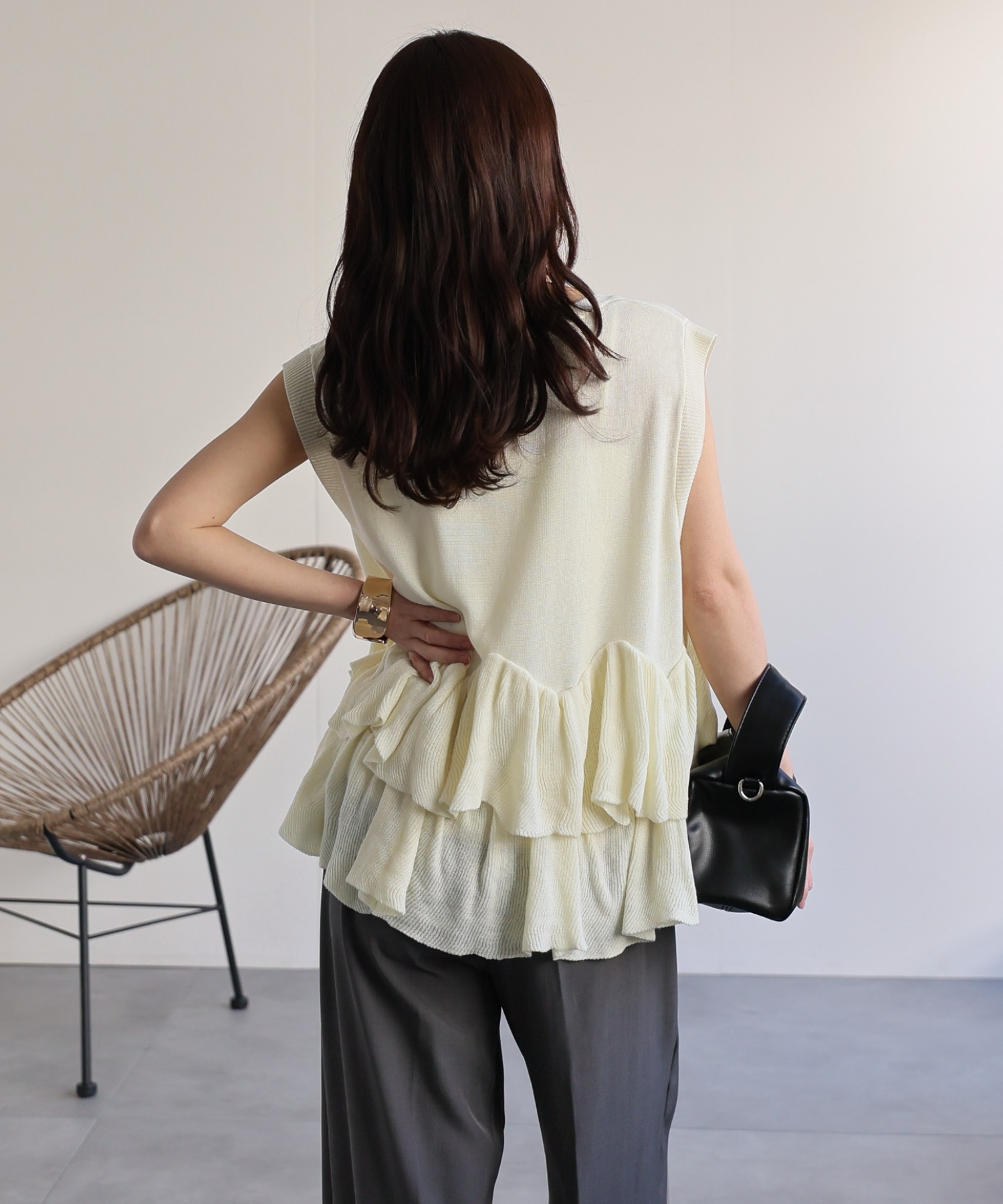 model：156cm 着用サイズ：FREE