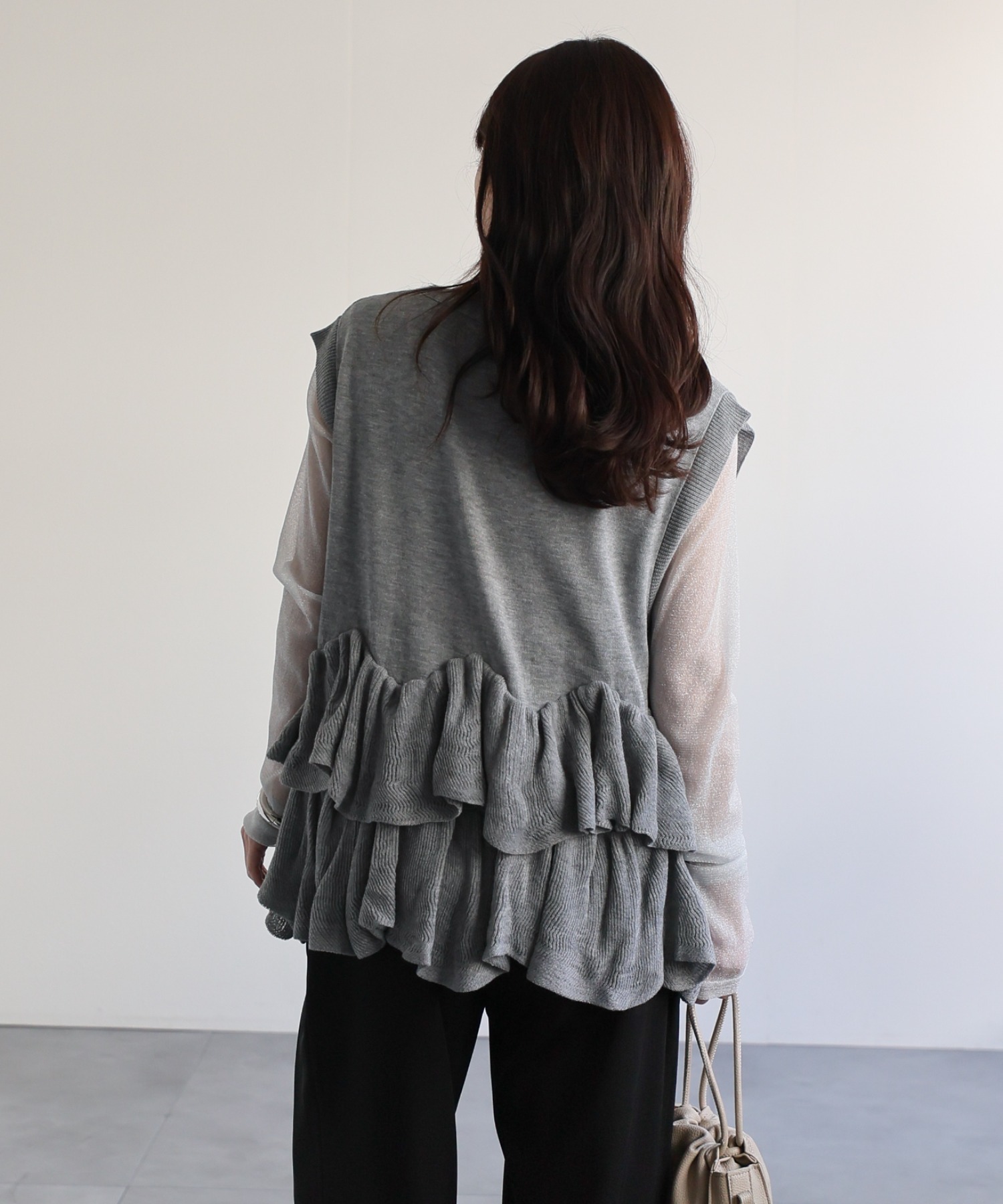 model：156cm 着用サイズ：FREE