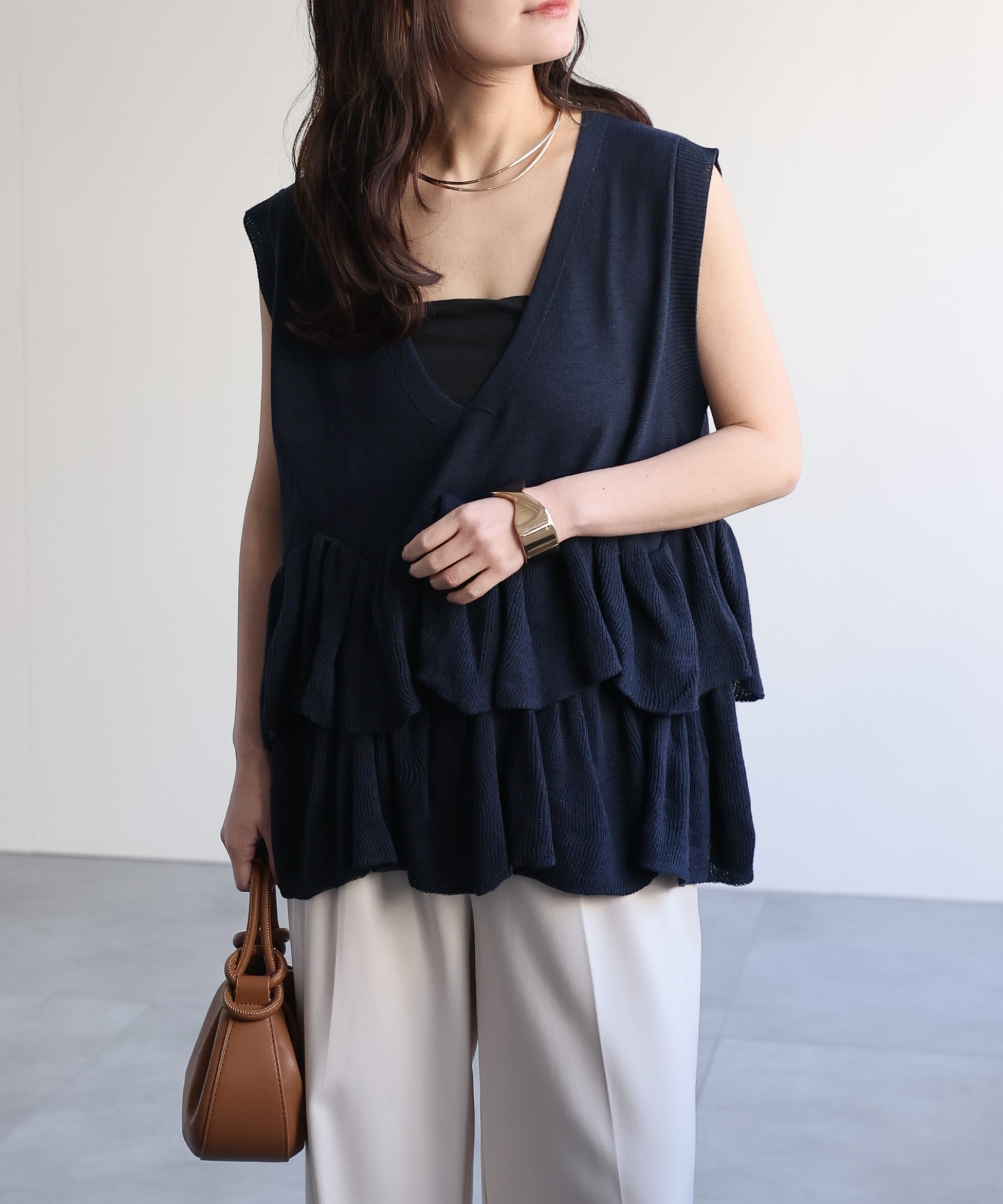 model：156cm 着用サイズ：FREE