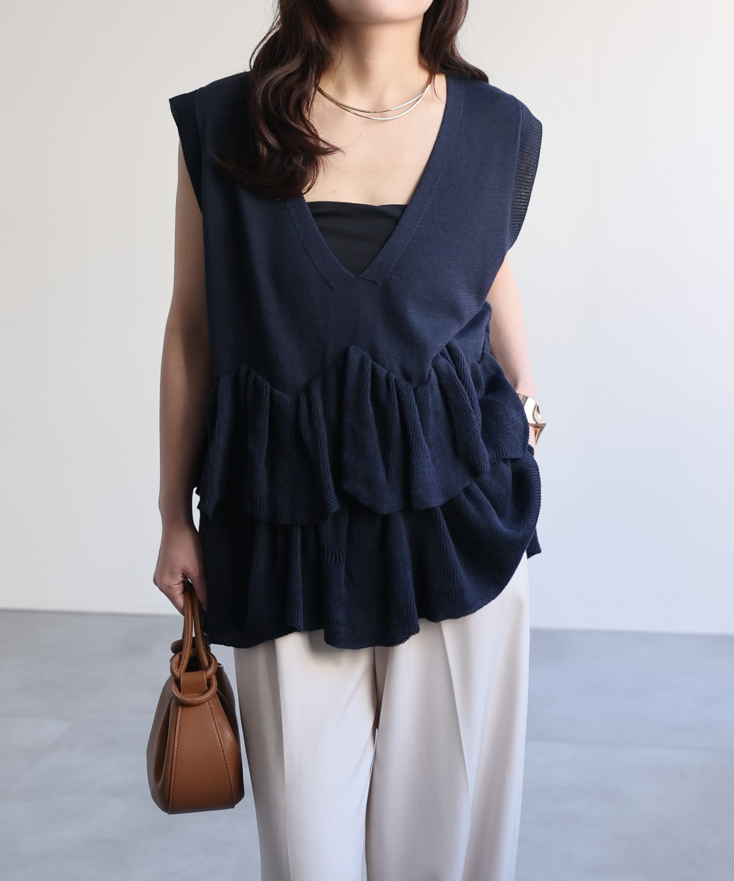 model：156cm 着用サイズ：FREE