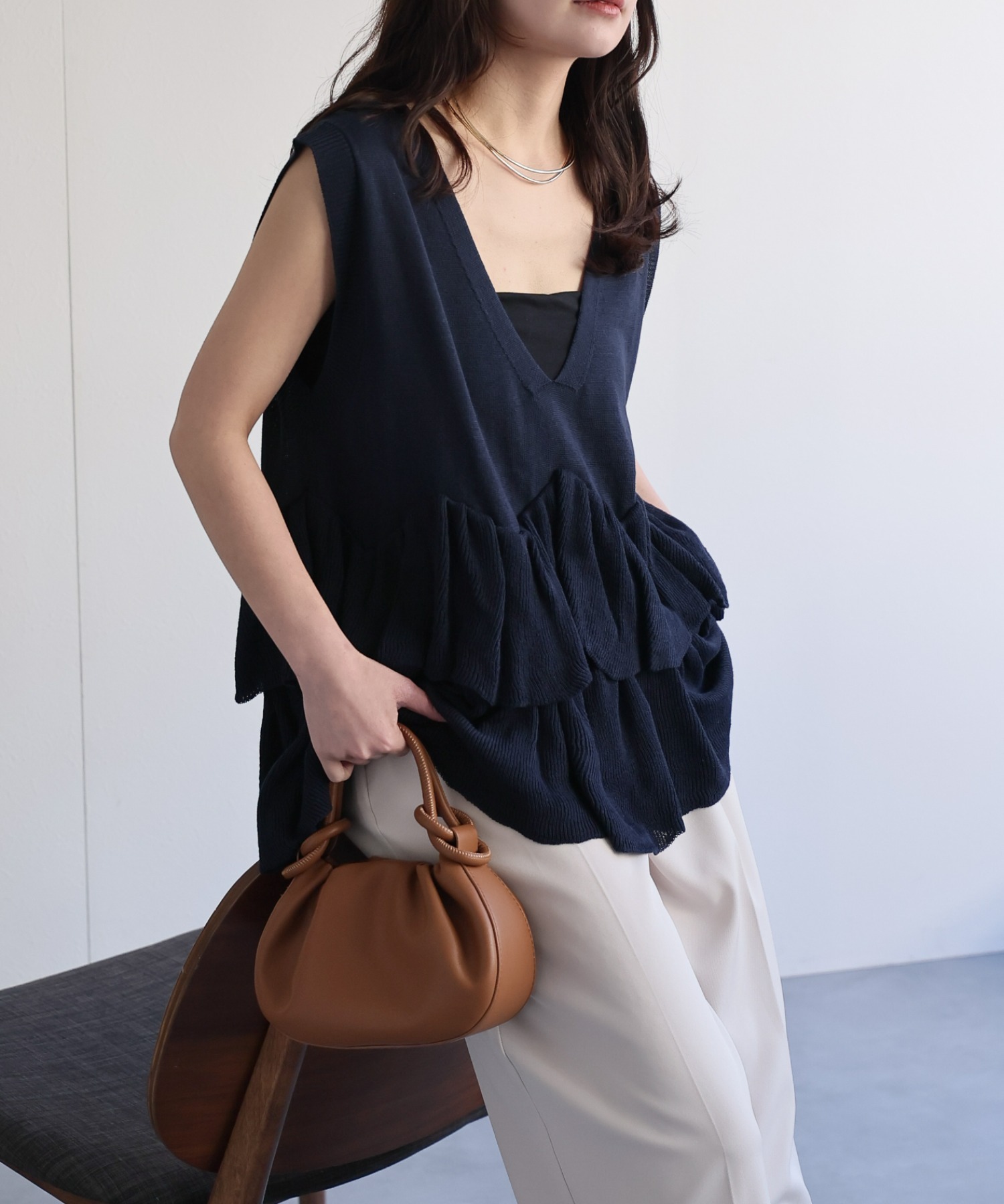 model：156cm 着用サイズ：FREE
