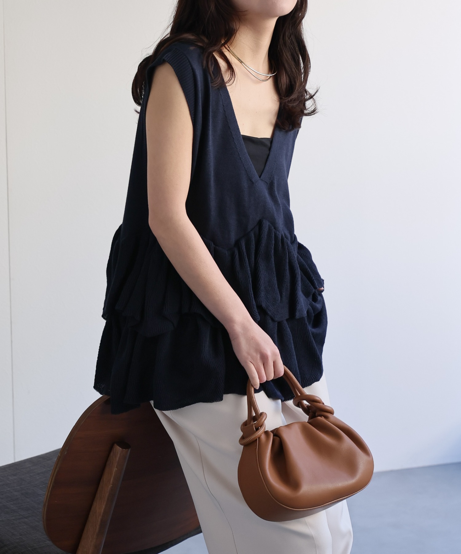 model：156cm 着用サイズ：FREE