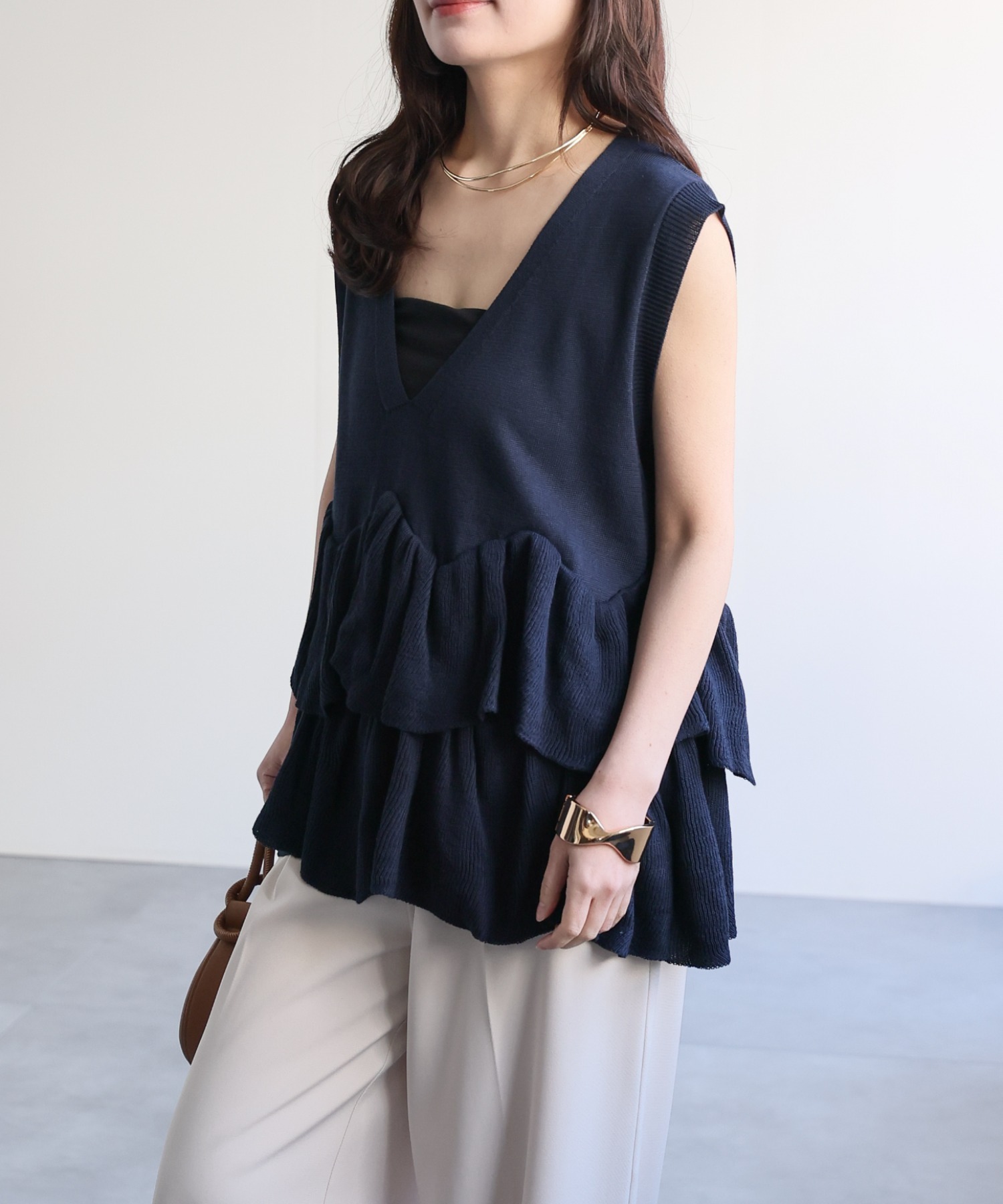 model：156cm 着用サイズ：FREE