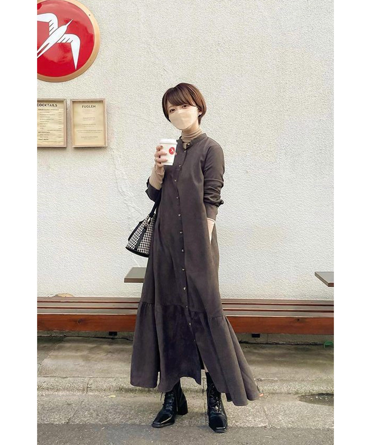 model：H153 着用サイズ：FREE