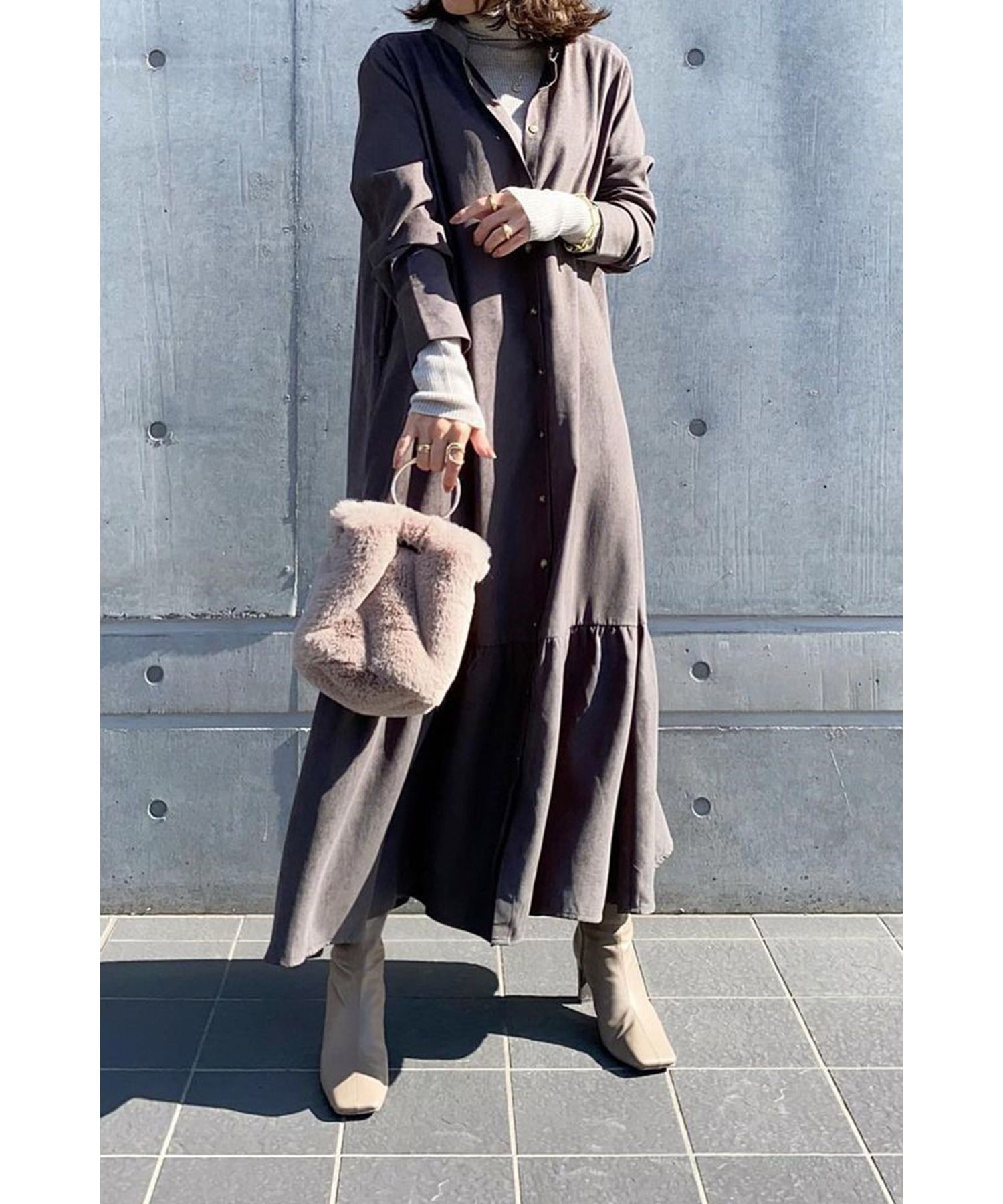 model：H157 着用サイズ：FREE