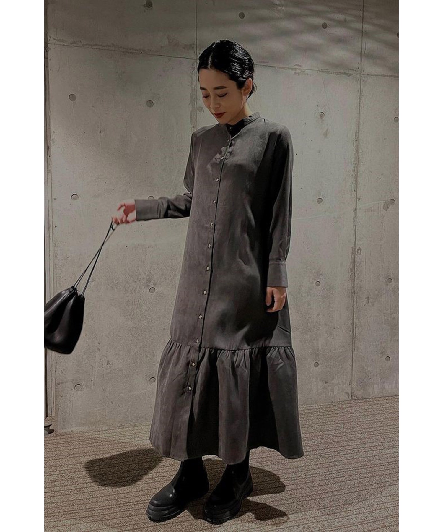 model：H163 着用サイズ：FREE