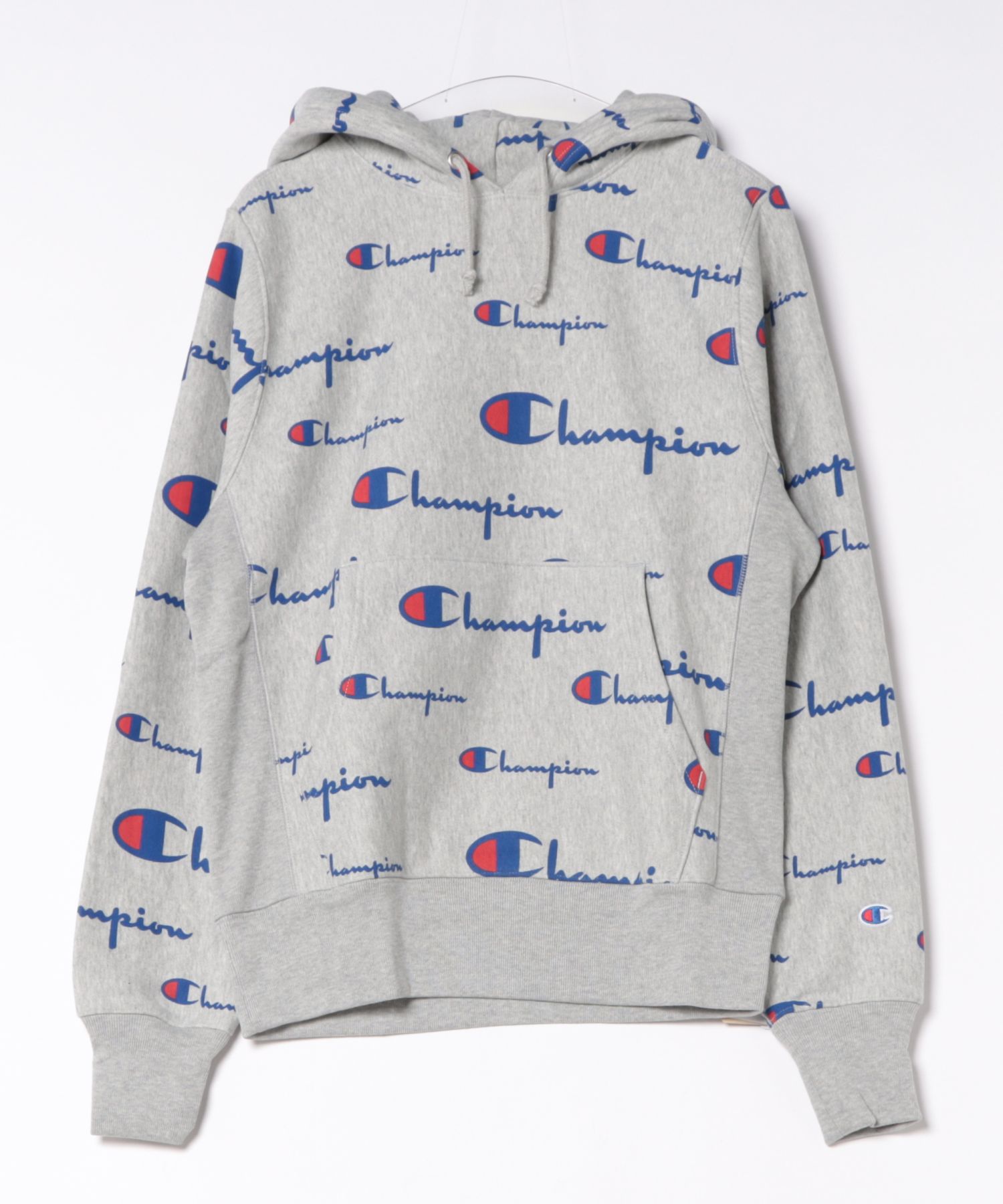 W / it / UT13 Champion REVERSE WEAVE P/O HOOD all‑over print