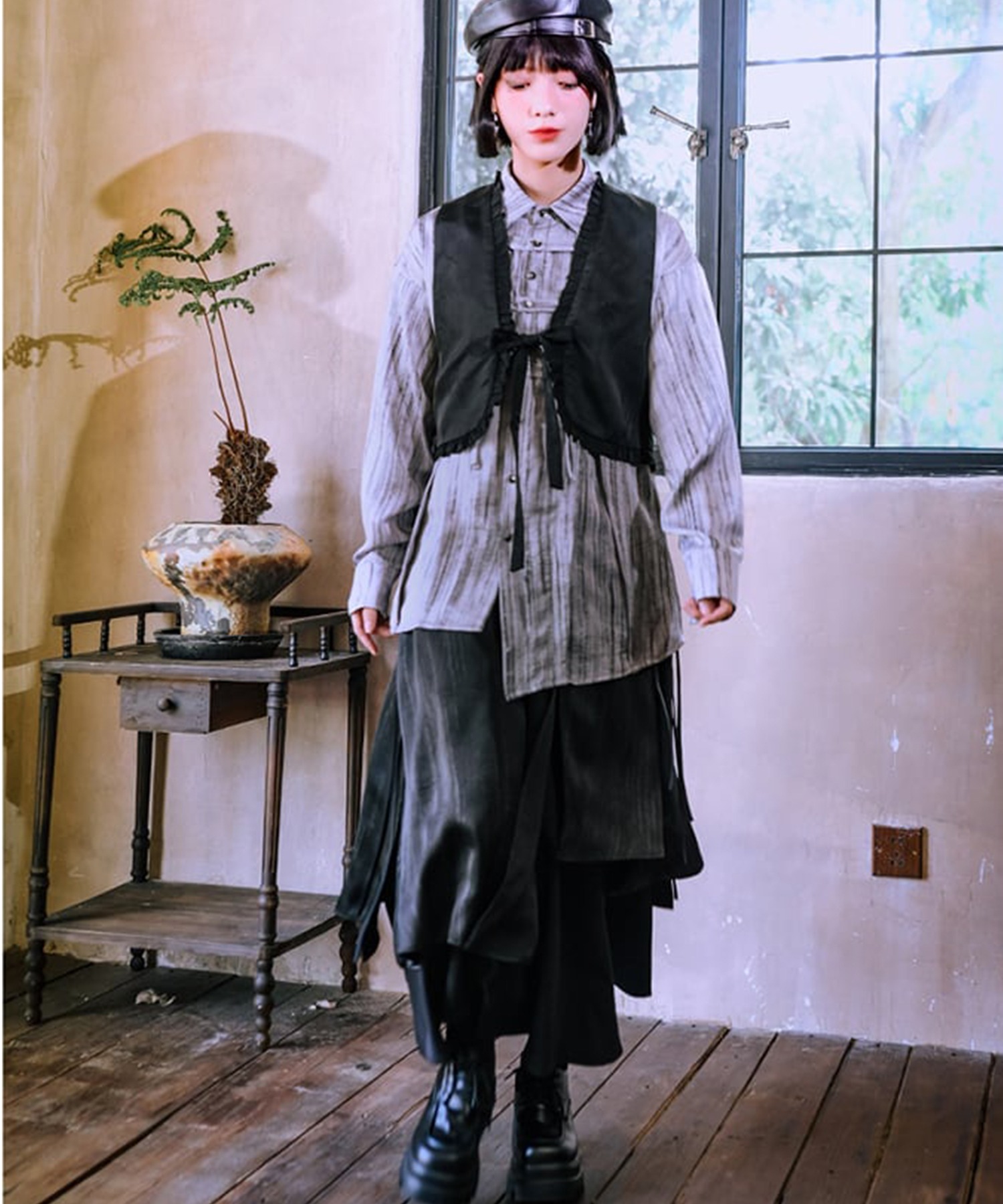 A'GEM/9 × .kom 『古怪舎/グガイシャ』 アシメレイヤードロング