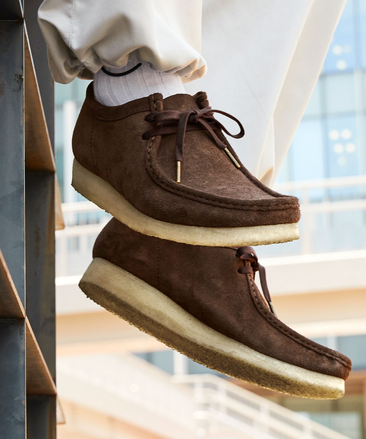 未使用] CLARKS WALLABEE ワラビー 大人気 ブラウンカラー - ブーツ