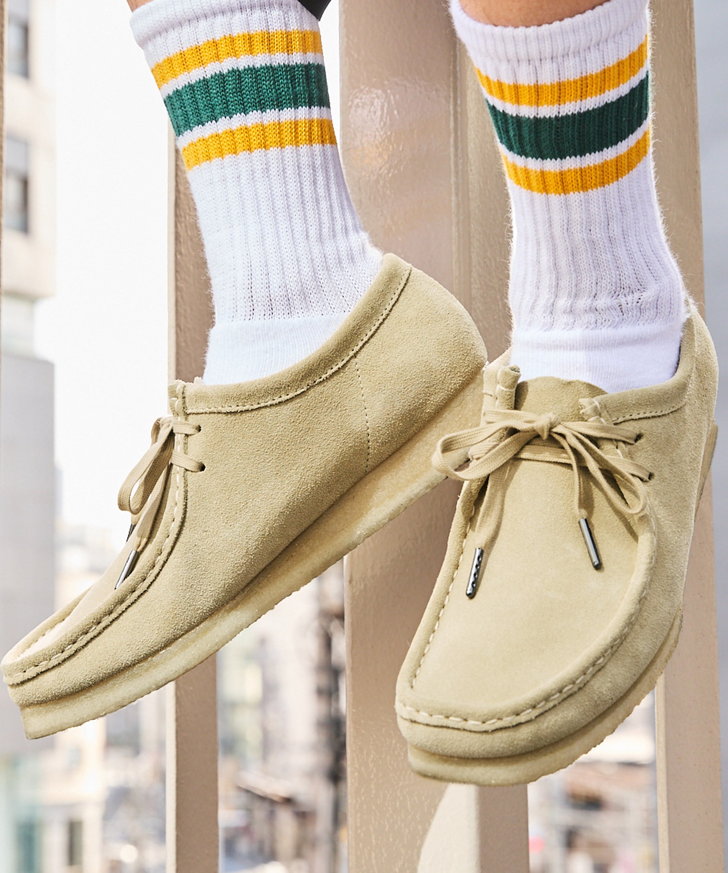 クラークス モカシン デッキシューズ ＜CLARKS＞ WALLABEEワラビー-