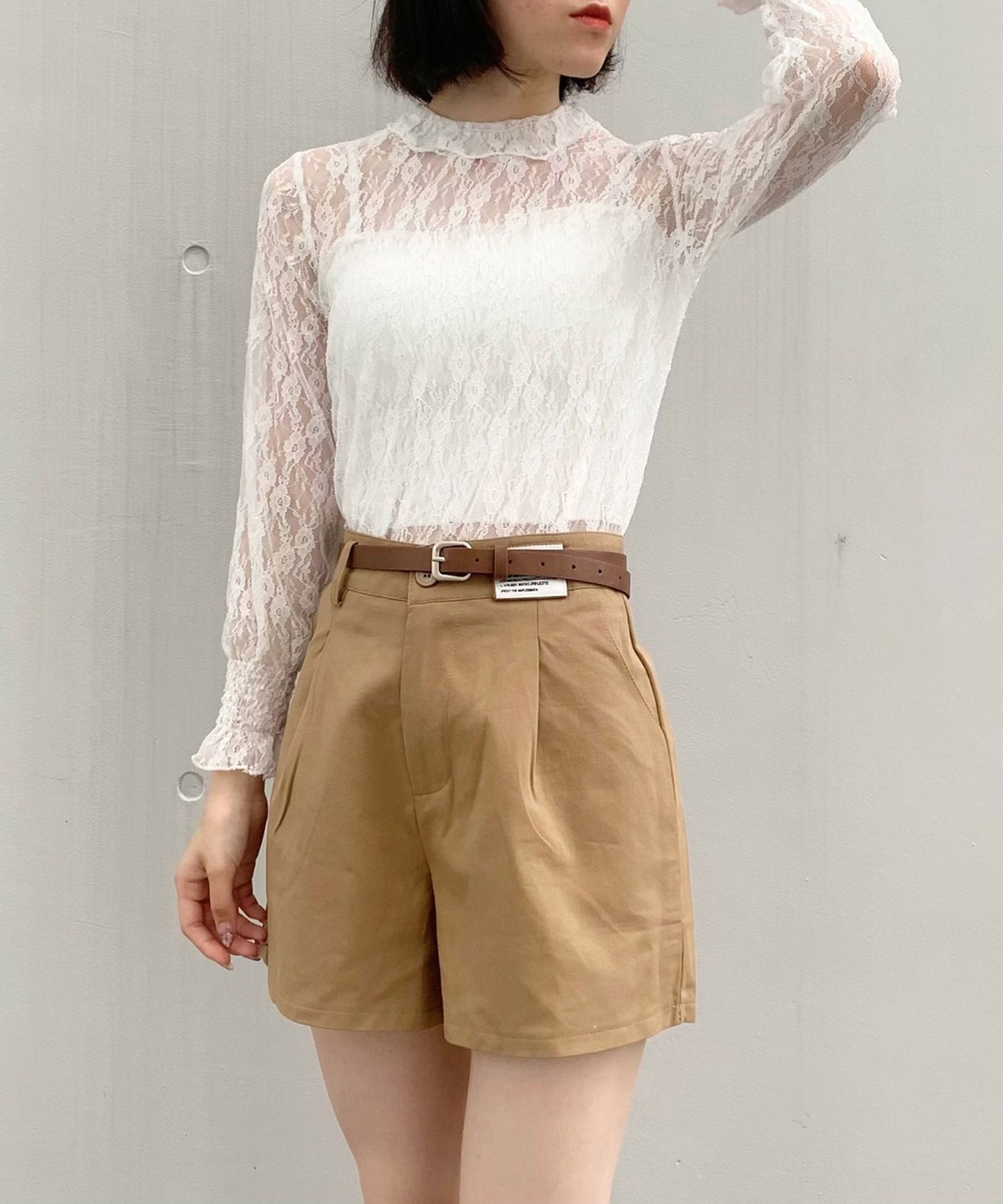 Titty Co Petit ベルト付きショーパン Titty Co Petit Titty Co Online Store ティティーアンドコーオンラインストア