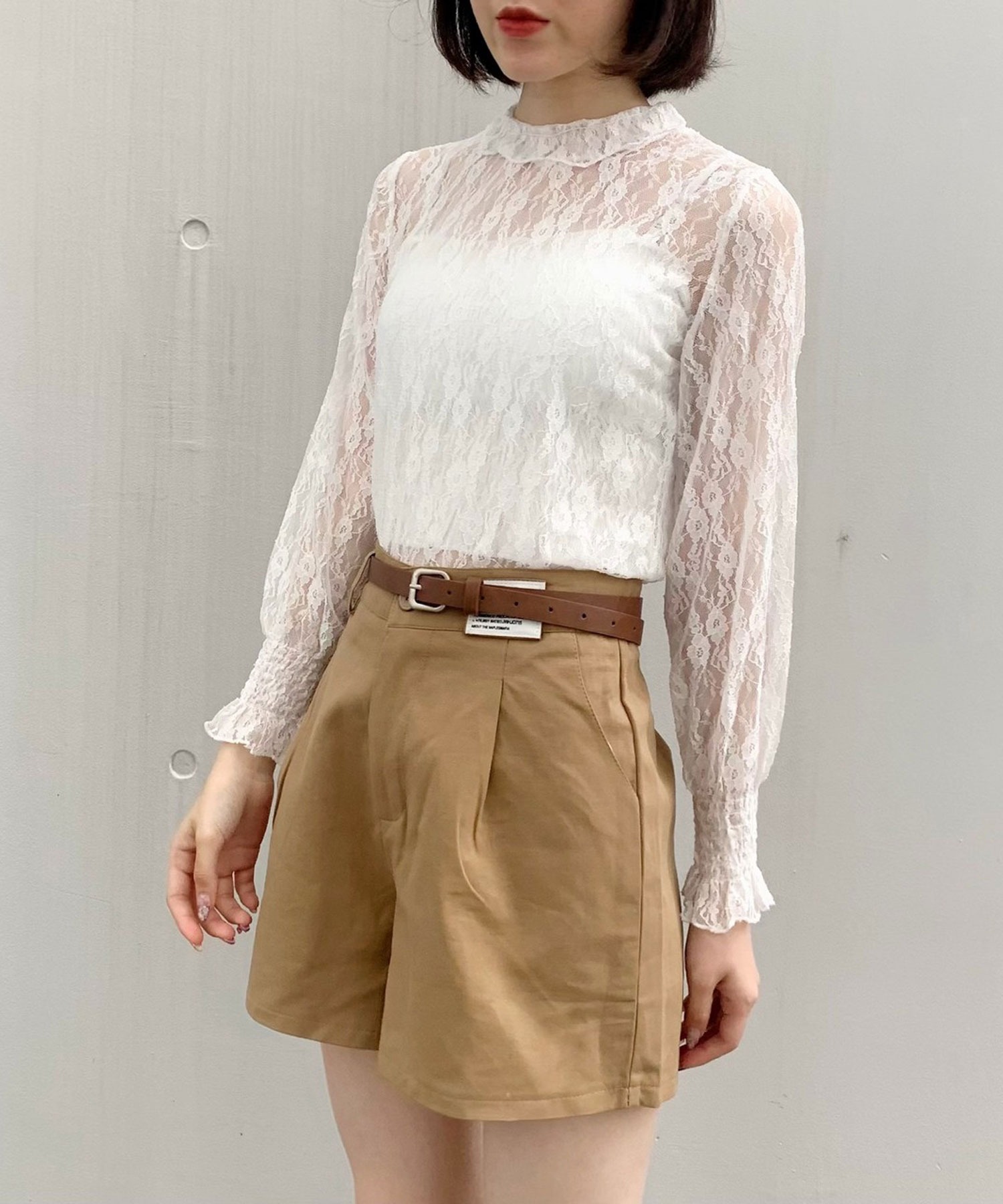 Titty Co Petit ベルト付きショーパン Titty Co Petit Titty Co Online Store ティティーアンドコーオンラインストア