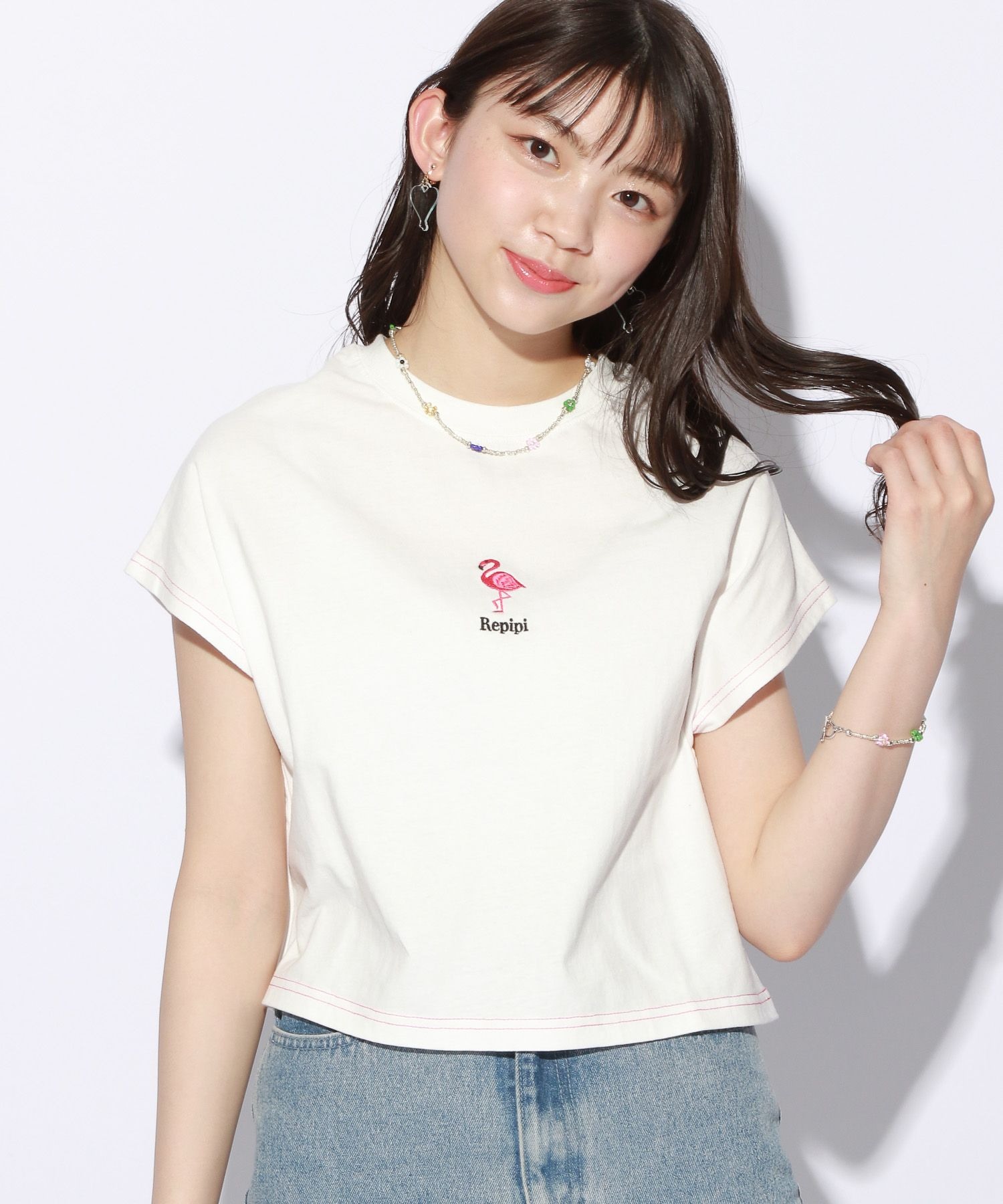 repipi armarioアソートワンポイントTシャツ