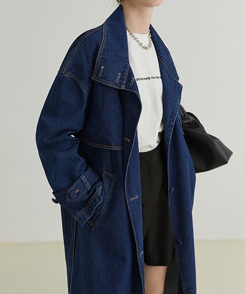 Fano Studios】Denim trench coat FQ21W001-ファッション通販サイト