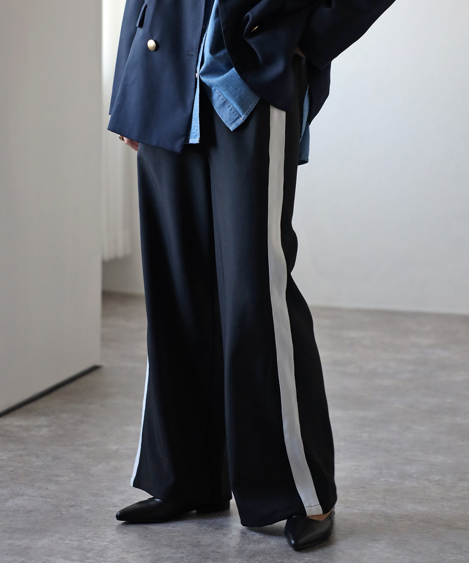 model：H166 着用サイズ：M