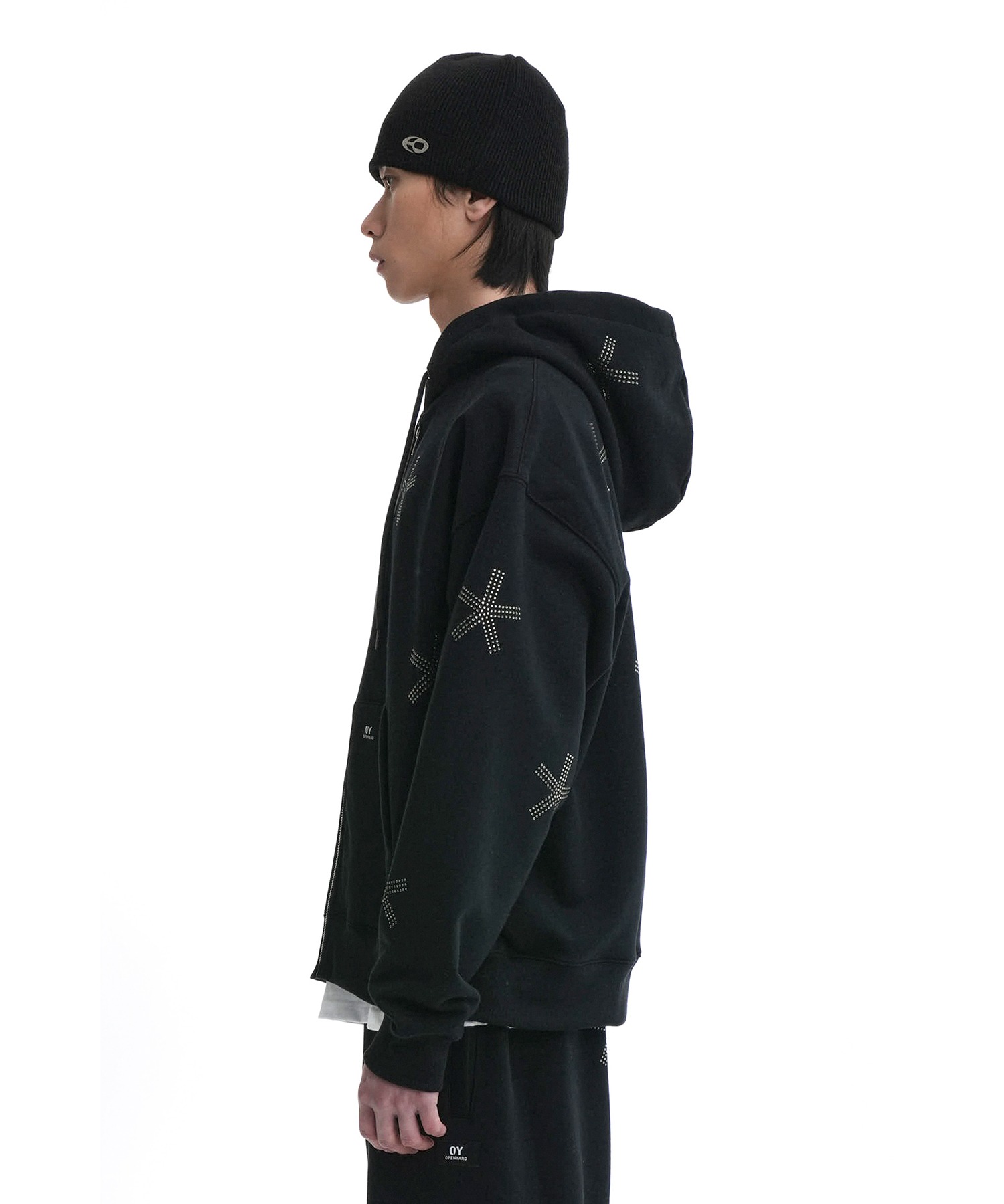 国内即発【STONE  】 ロゴ ジップアップパーカー OY パーカー 「OY/オーワイ」 S.R STONE HOODIE ZIP-UP/ストーン