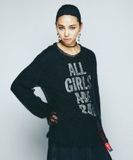 ALL GIRLS ARE BAD pt モヘヤプルオーバー