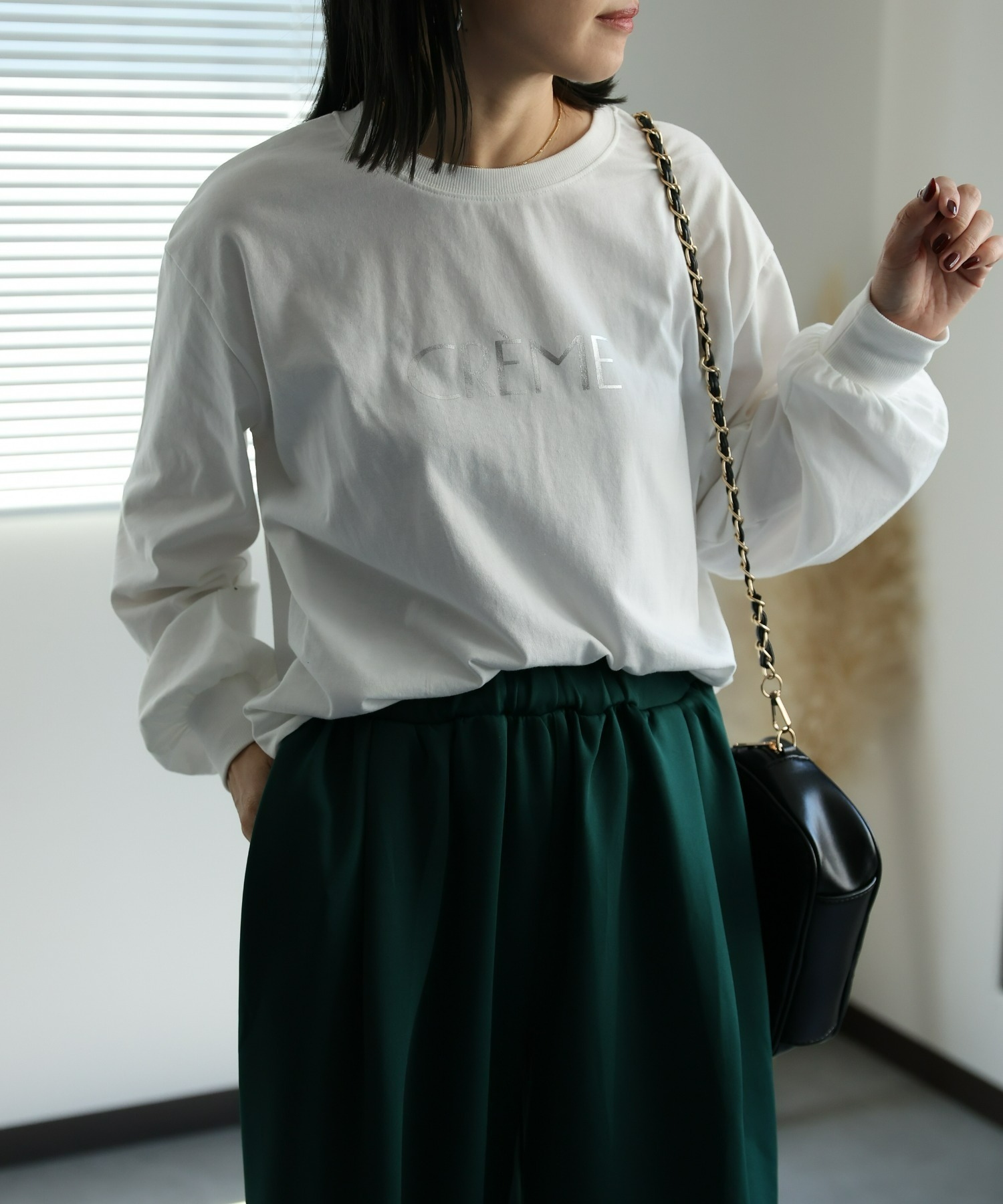 model : 162cm 着用サイズ : FREE