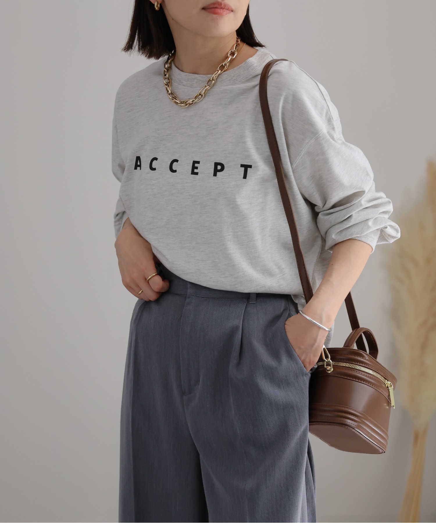 model:162cm  着用サイズ:FREE