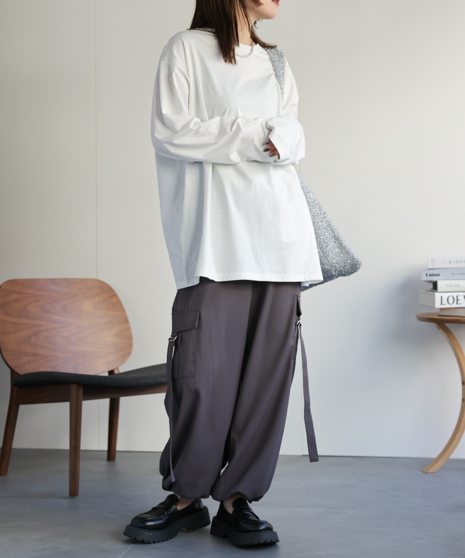 model : 162cm 着用サイズ : FREE