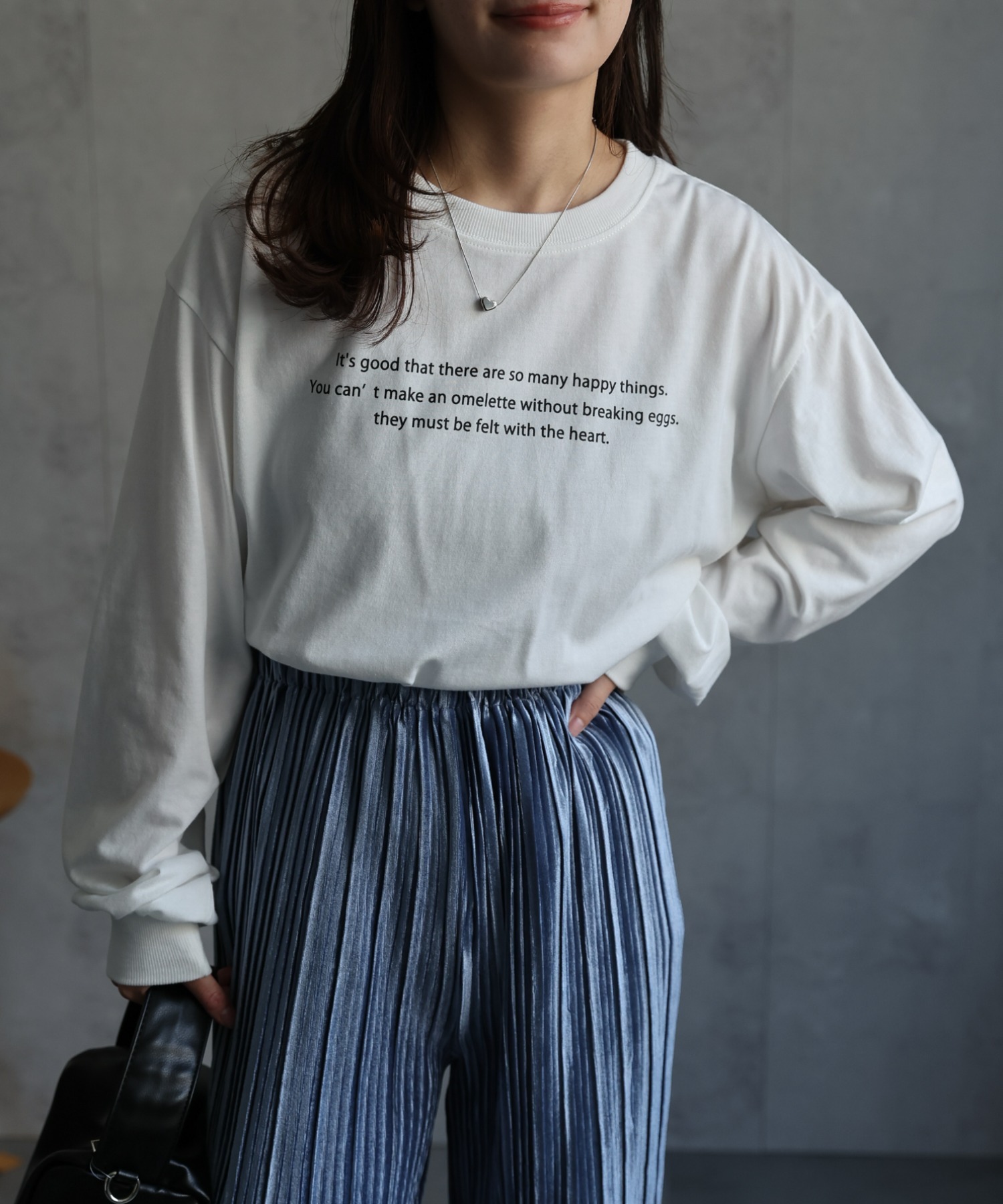 model : 156cm 着用サイズ : FREE