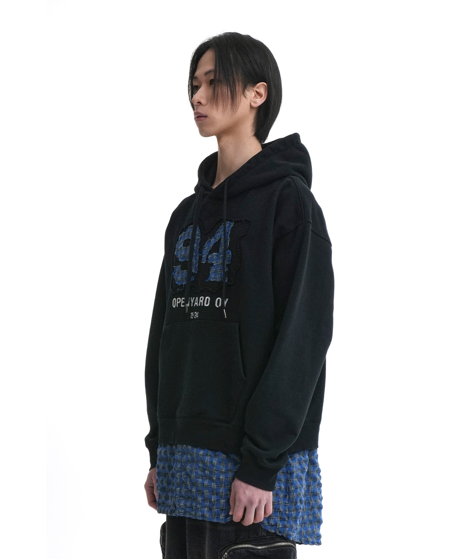 OY/オーワイ』 LAYERED CHECK SHIRTS HOODIE/レイヤードチェックシャツ パーカー OY│A'GEM/9×.KOM【公式】｜韓国・ストリートブランド通販サイト  エージェムナイン ドットケーオーエム