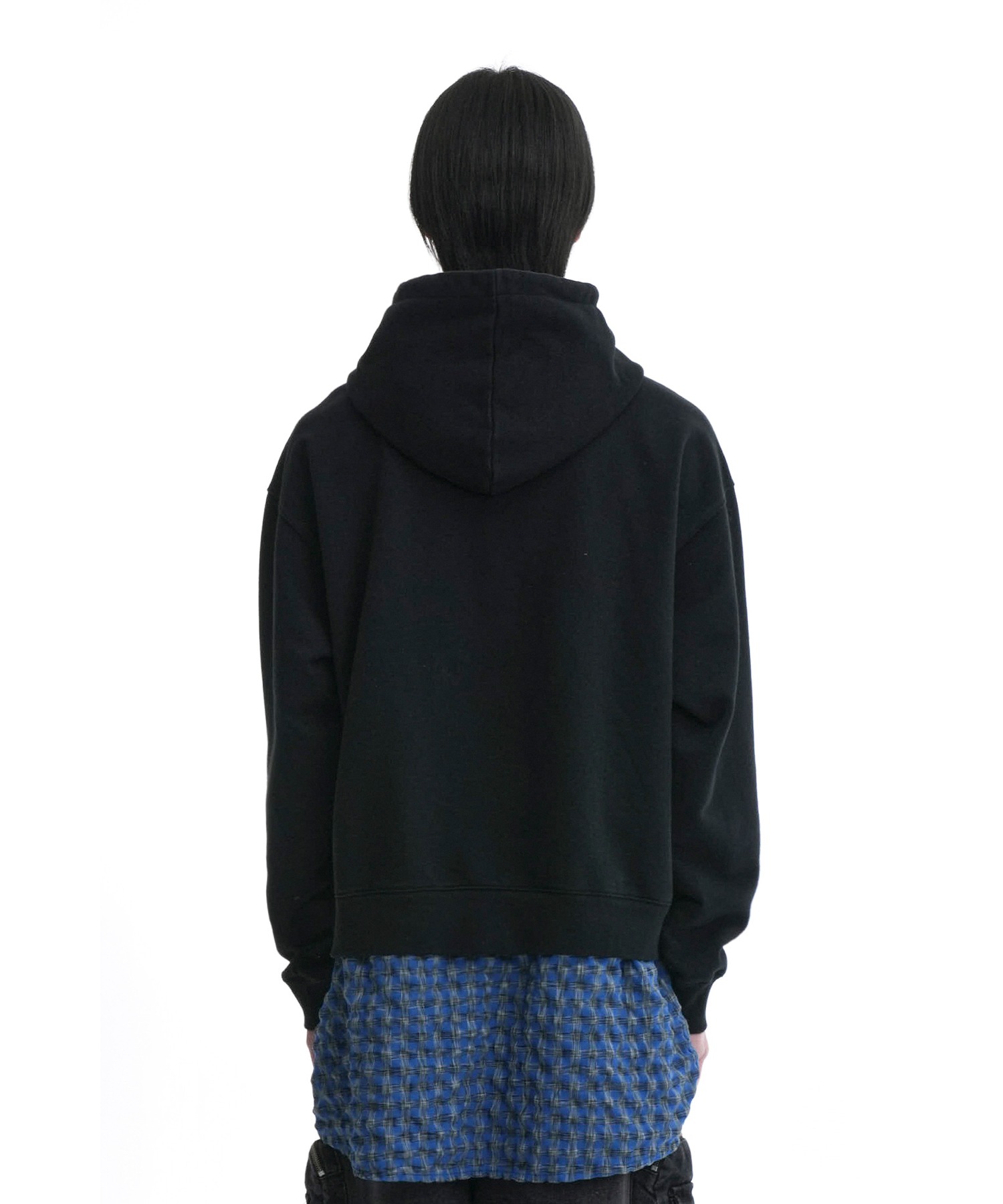 OY/オーワイ』 LAYERED CHECK SHIRTS HOODIE/レイヤードチェック
